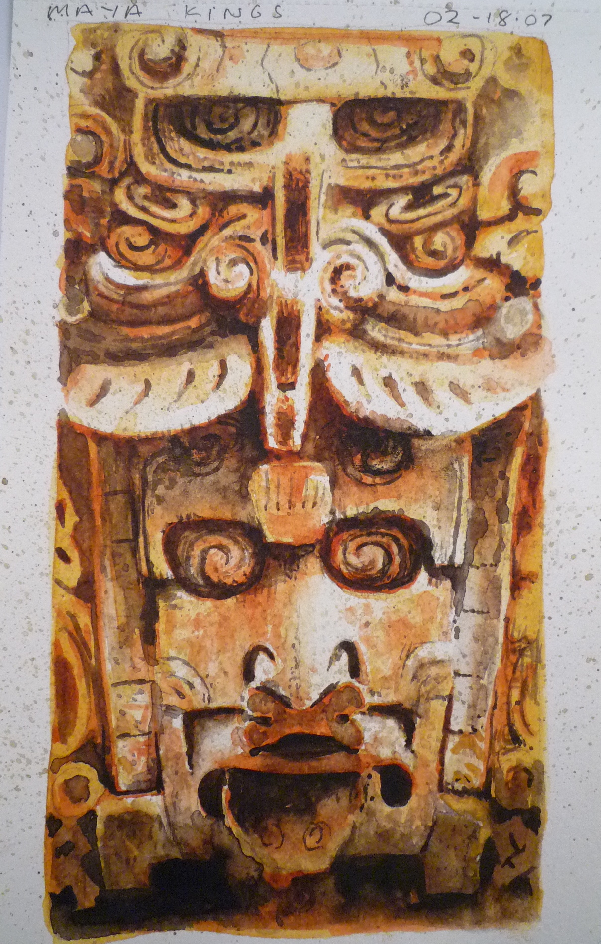 Study of Mayan temple, Nat Geo