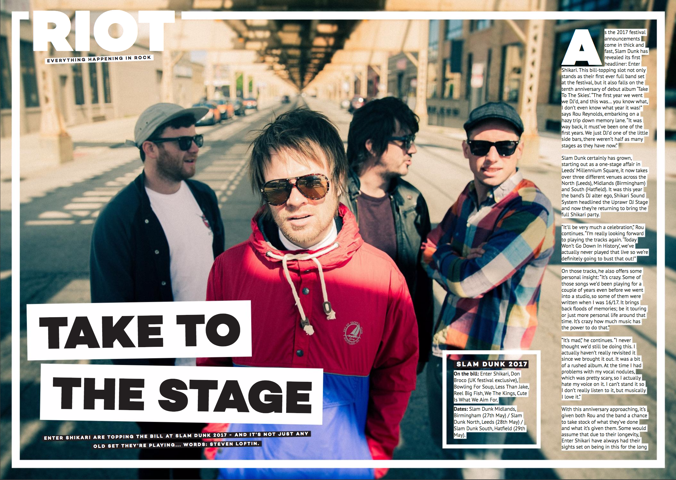 Enter Shikari / Upset Magazine