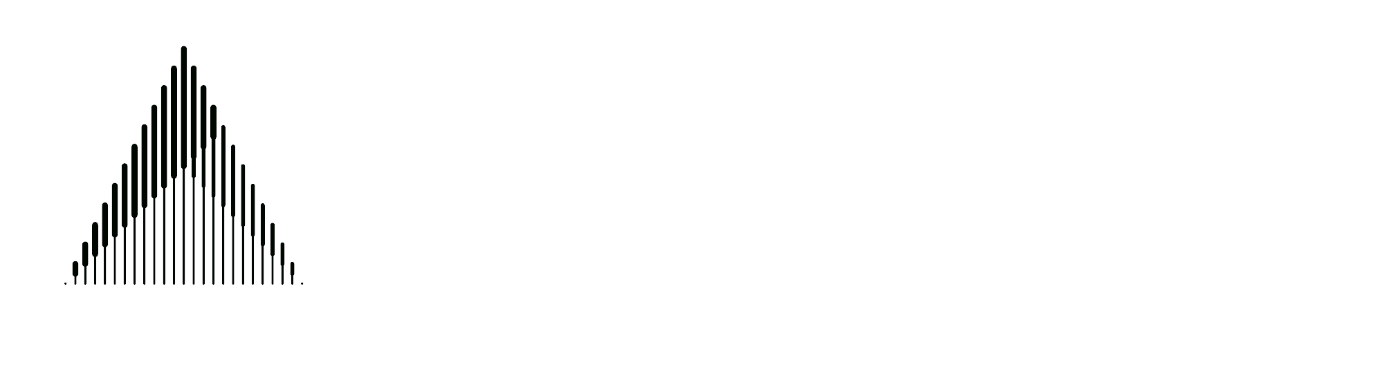 Sound Ark Post-Production logo with black background, white text, and a circular graphic of vertical lines forming a pyramid shape.