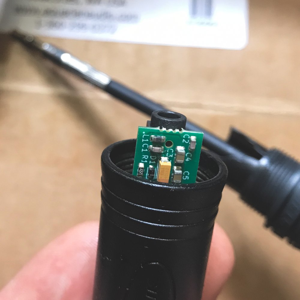 Aquarian A5 PIP to XLR adapter PCB