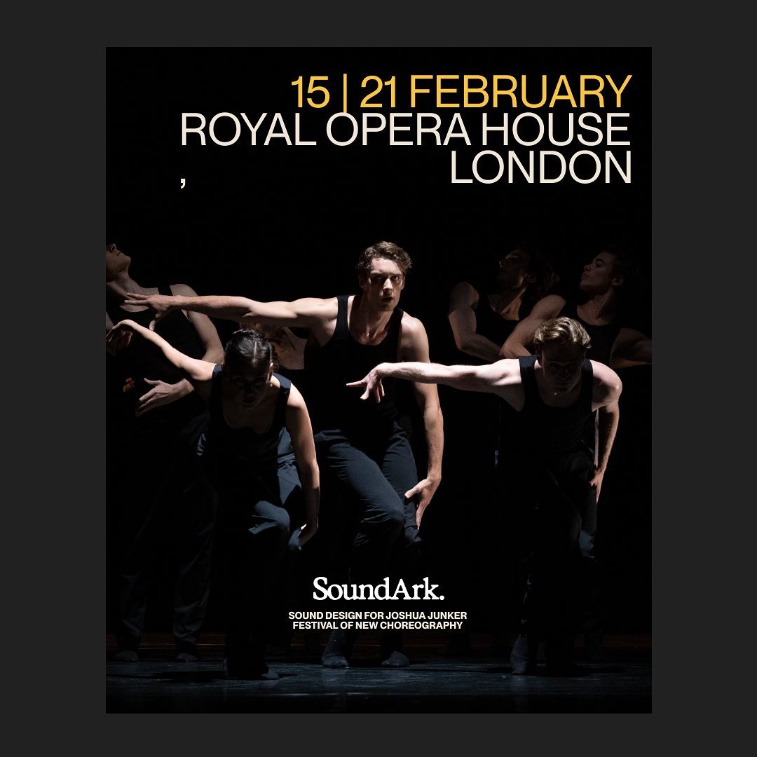 Premiering next week (15 Feb) at the @royaloperahouse ! Inspiring new choreographic work by Joshua Junker @joshjjj , which we had the pleasure of composing sound for. 

Feeling hugely excited and grateful for this. If you are in London go check it ou