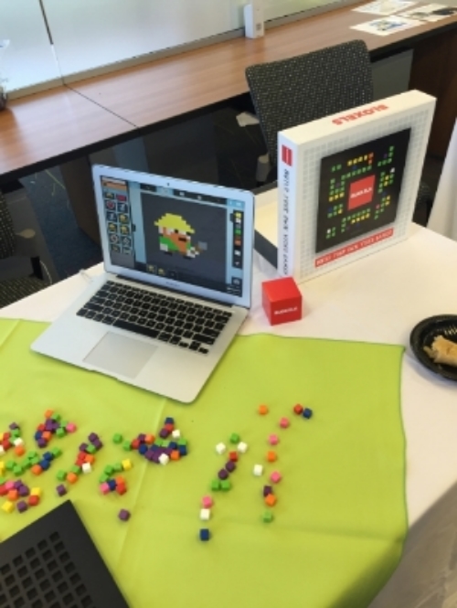  Bloxels is a new technology to teach kids to make their own video games.&nbsp; 