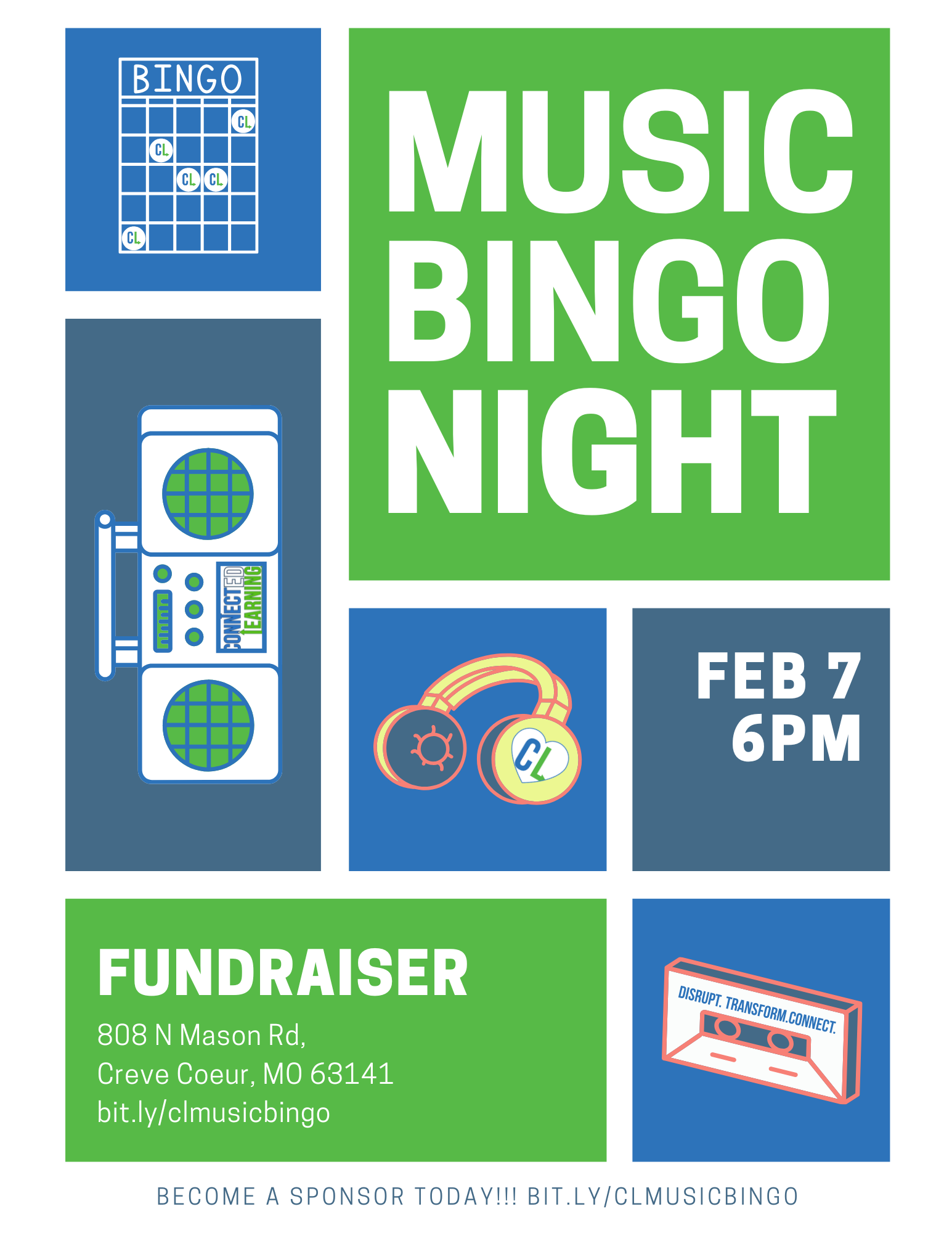 🎶 Music Bingo Fundraiser 🎶
