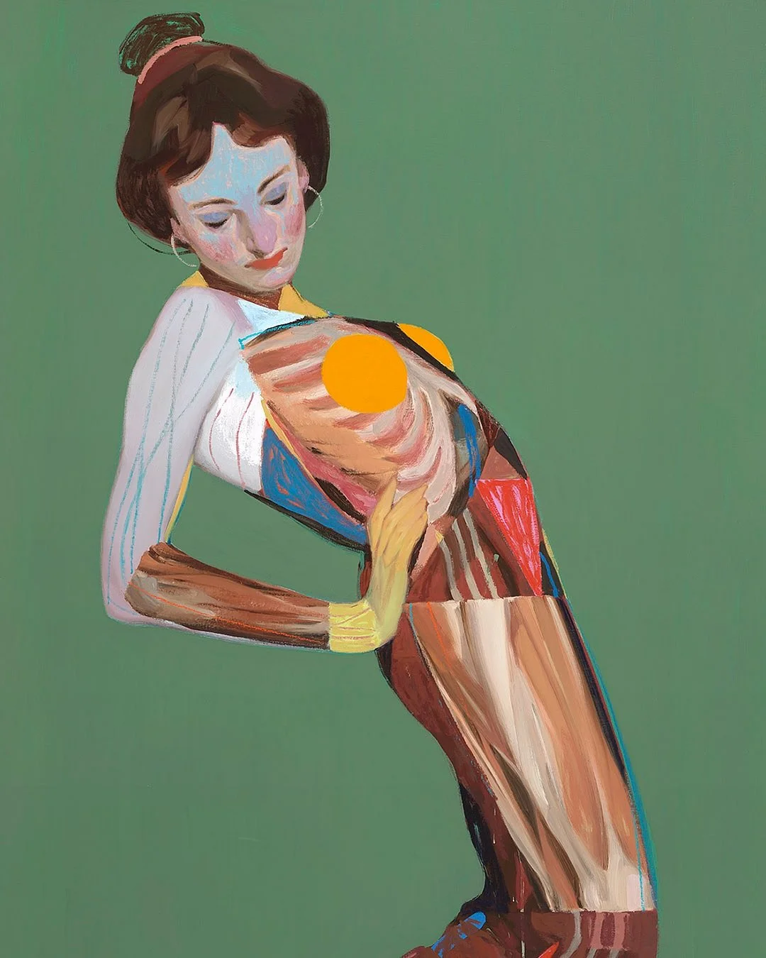 This is one of the paintings currently held at the Granollers Museum, and it will also appear in the upcoming book Vestigio.

For this image, I worked with a photograph from @ariadnamontfort