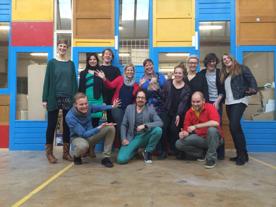 A very small part of the local organizers in the Netherlands, during a country meetup. These people are great :)