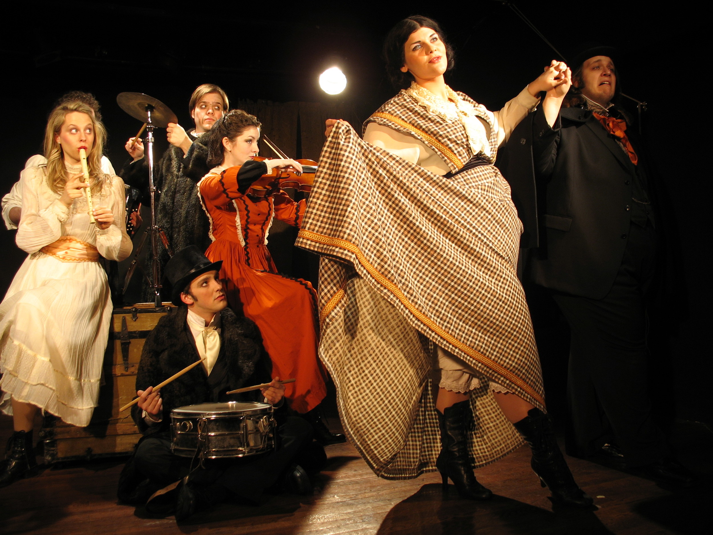 Sam Tedaldi, Dan Agostinis, Miranda Barskey, Matt Sadewitz, Kate Weber and Randy Blair. Photo by Joshua William Gelb