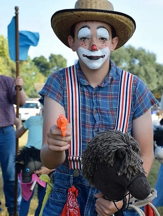 The resident rodeo clown.