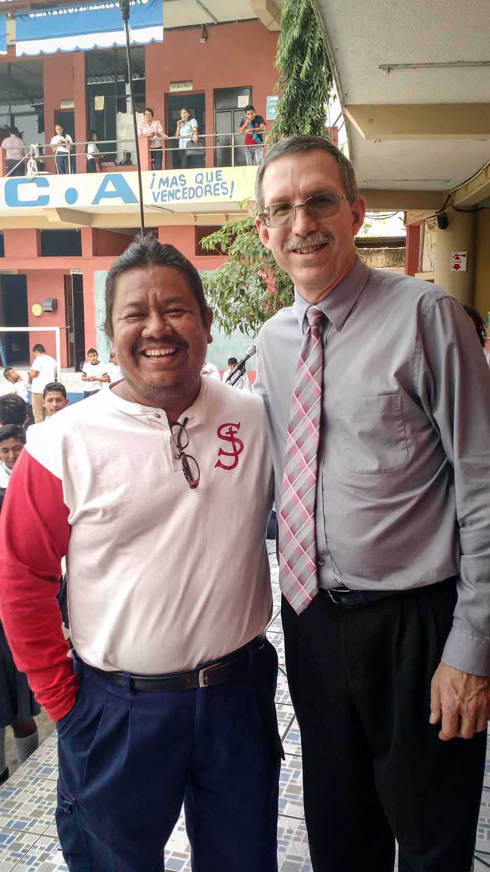 We so appreciated our translator, Stanley Romero. From introducing us to candied whole figs and teaching us a little Spanish, to translating our concerts, we had a great time together!