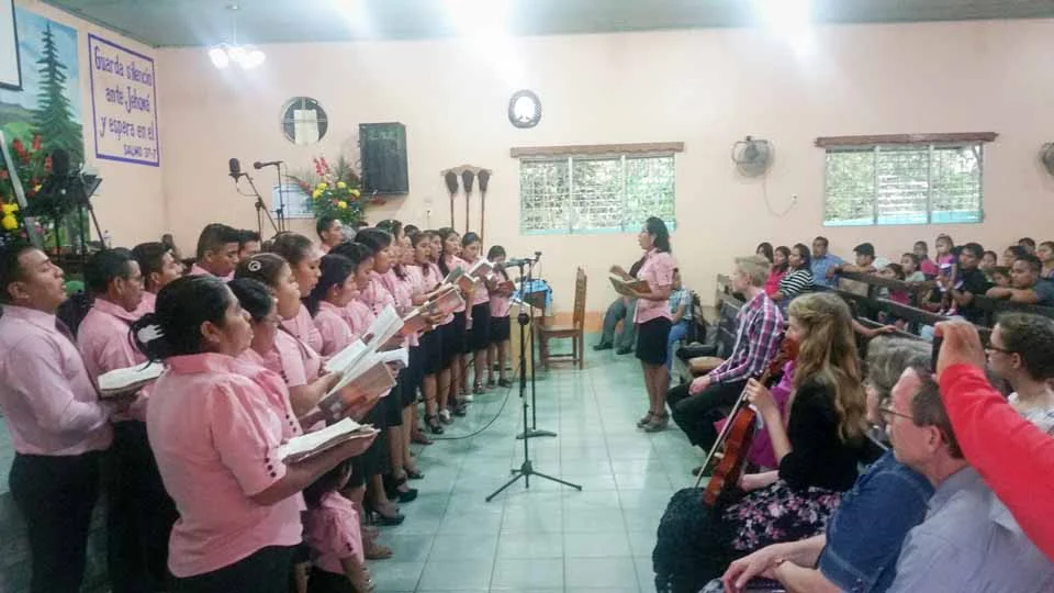 The church choirs were such a blessing as they sung from the heart in praise to the Lord.