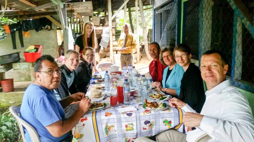 We were grateful for everyone who kept us fed. Out in the jungle where we often performed, there aren't fast food options available. 