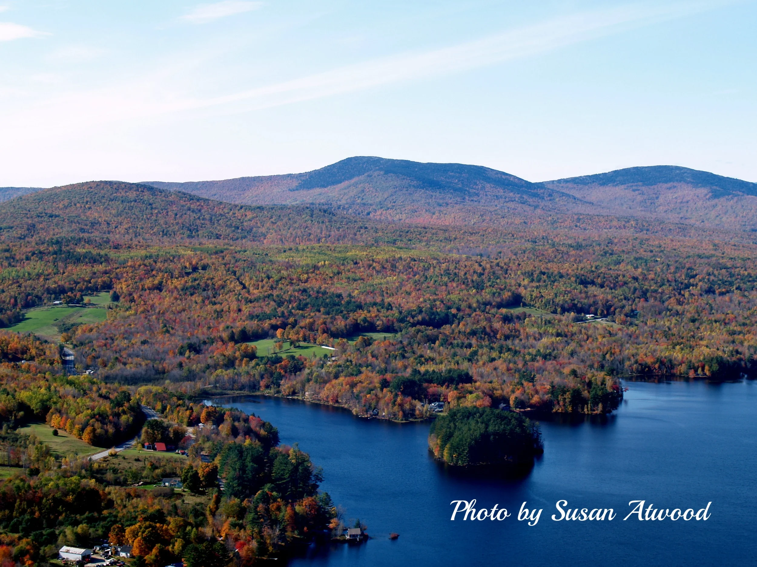 Aerial view Wilson Lake