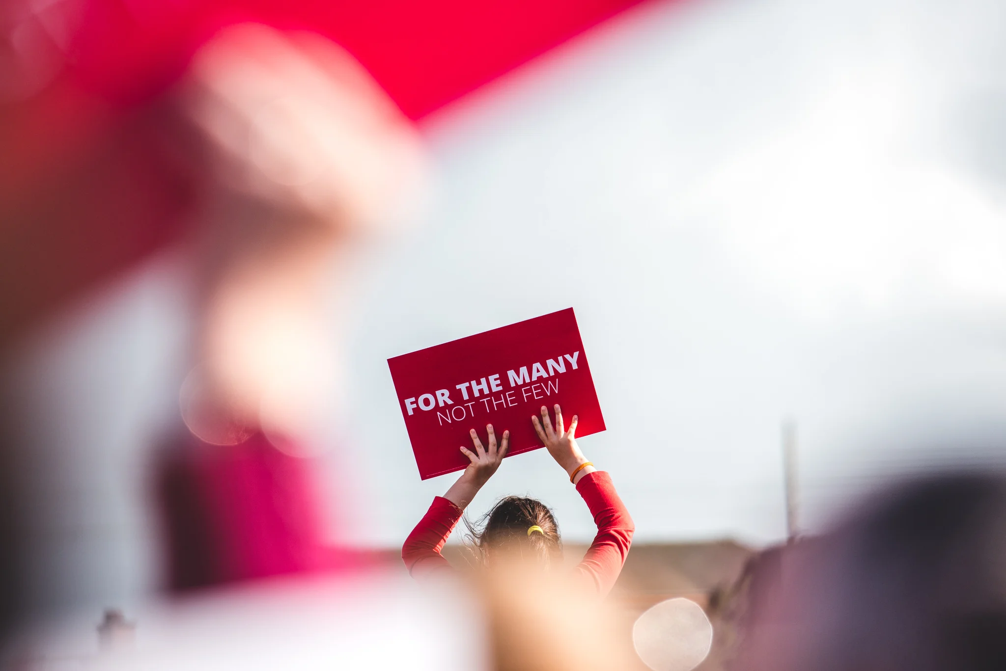 Labour Rally in Birmingham Eastside.