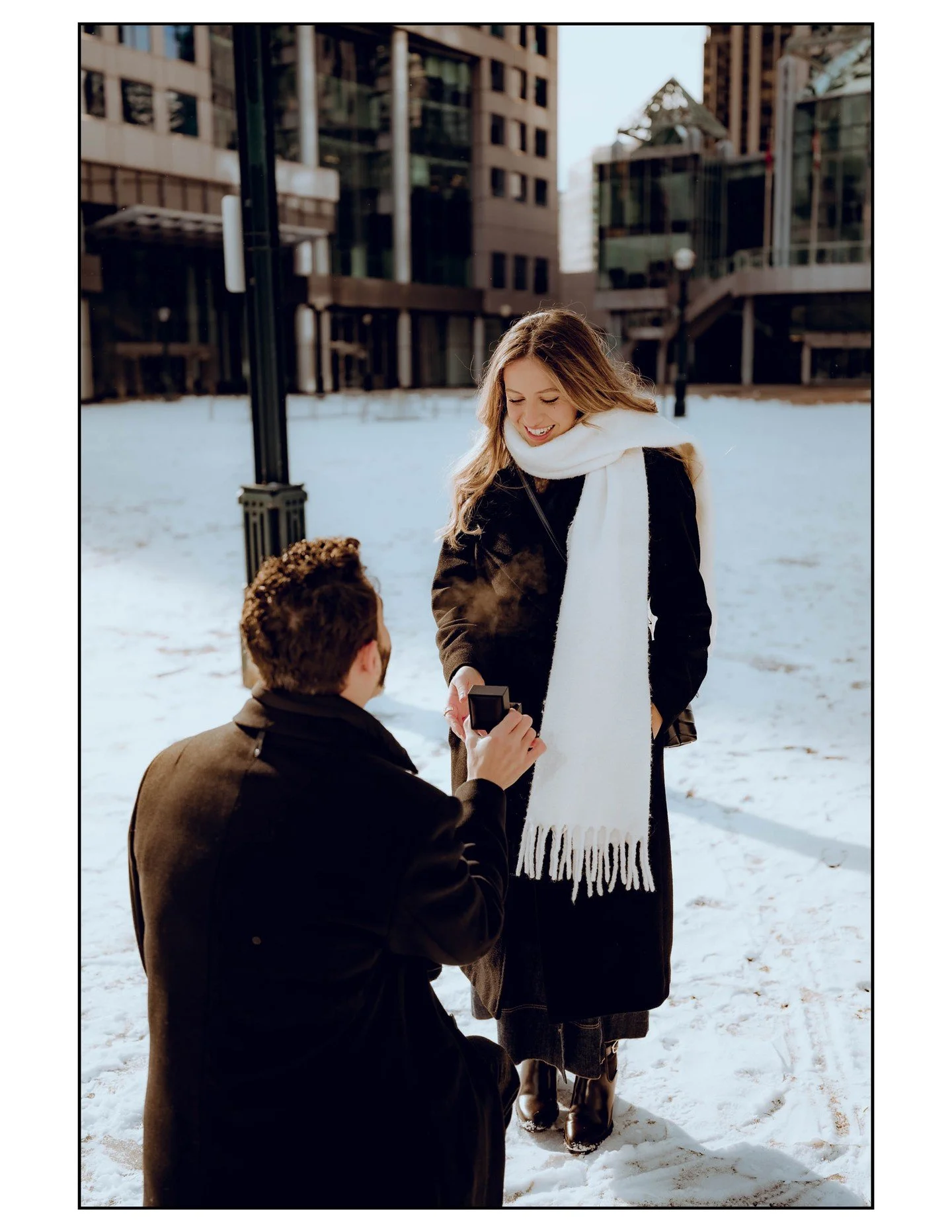 She had no idea what he had in store for her! Swipe to photo #6 for the most epic ring shot!

Her partner had been planning this for weeks.
The plan was simple: I&rsquo;d pose as a tourist while they casually walked past me. As he guided her into pos