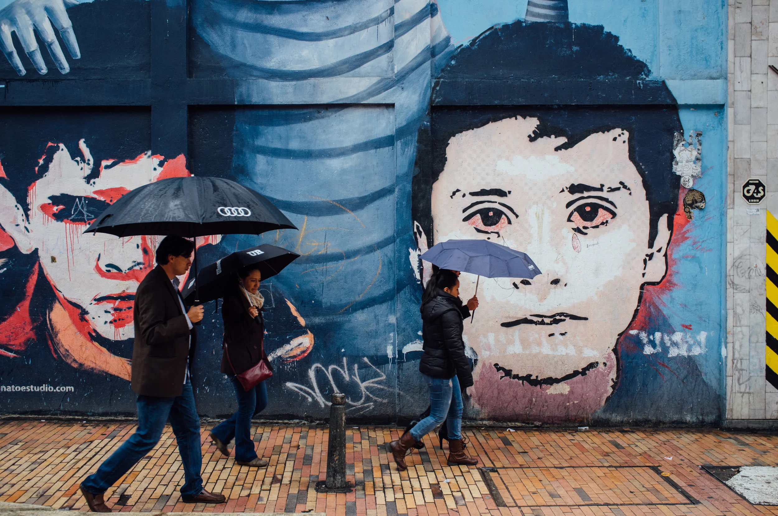 Streets of Bogotá, La Candelaria neighborhood