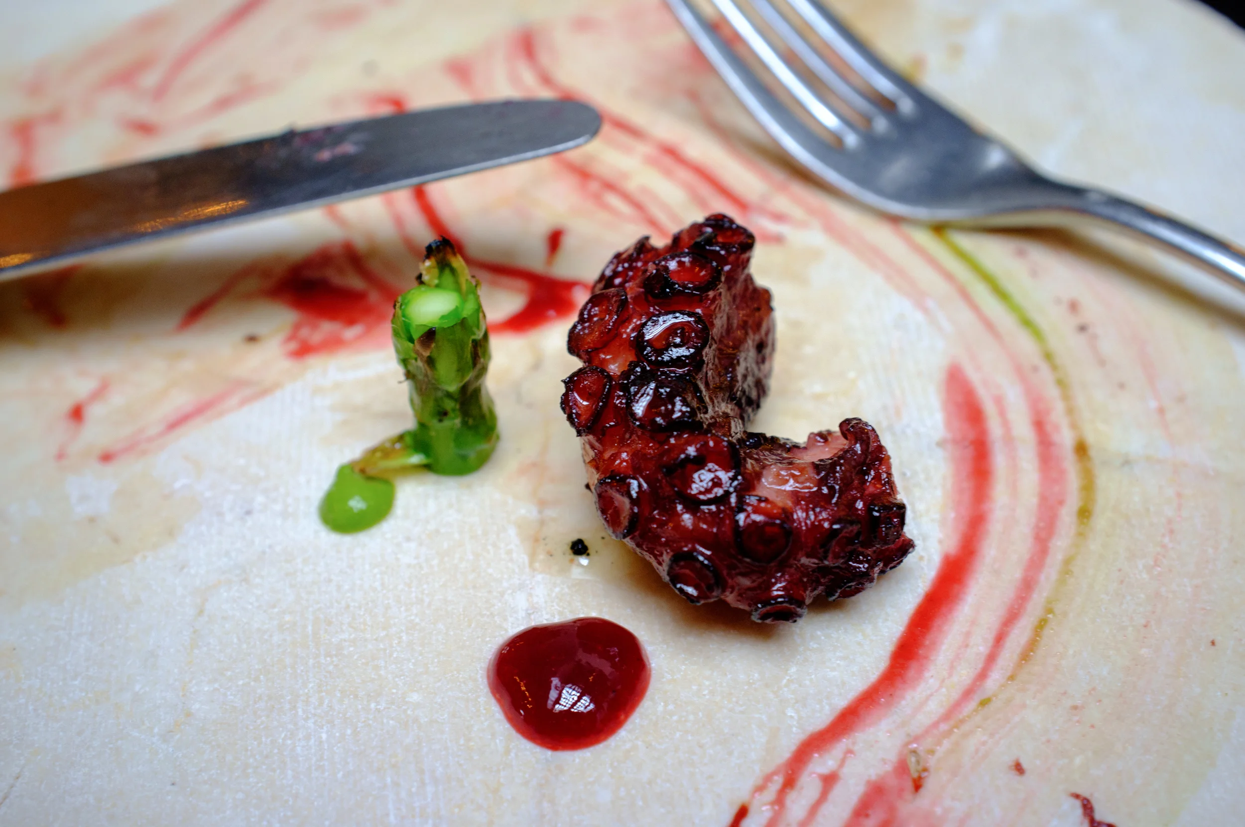 Seared octopus, Leo Cocina & Cava