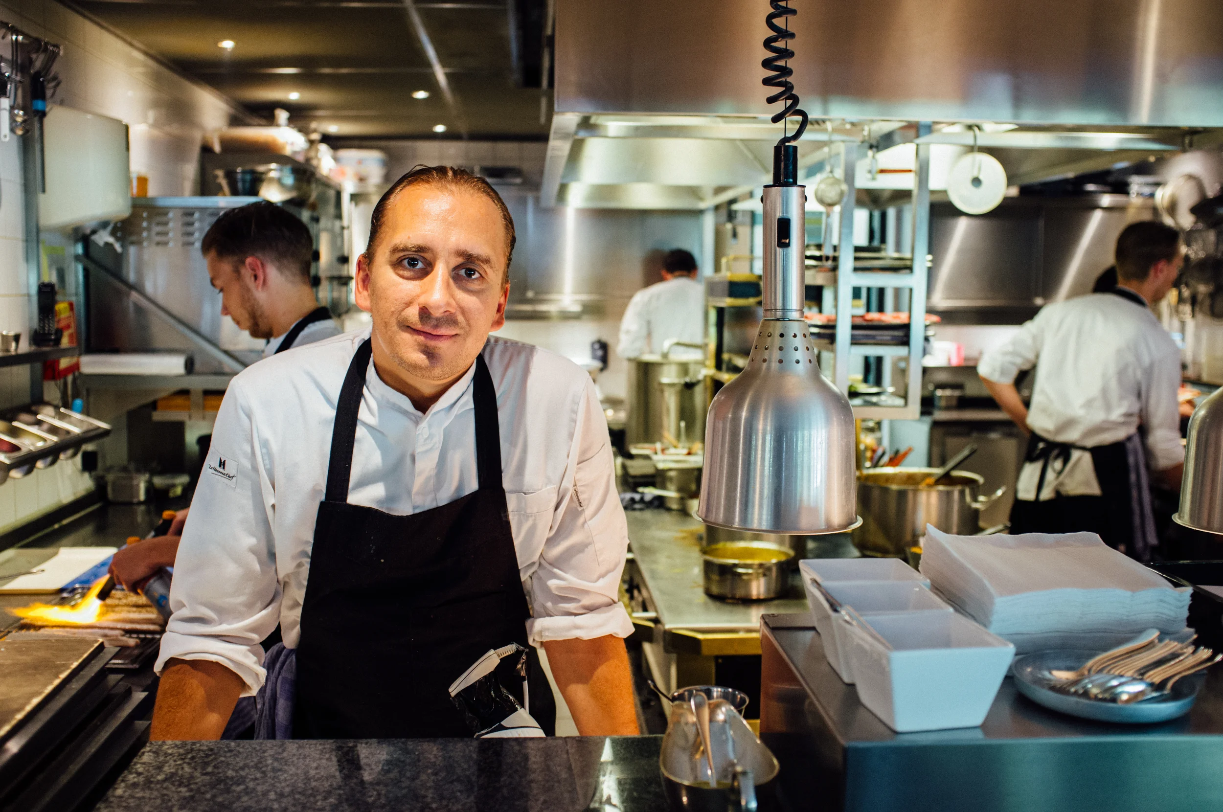 Head chef Jan Sobecki of Chapeau! in Bloemendaal, around 20 minutes by train from Amsterdam Centraal