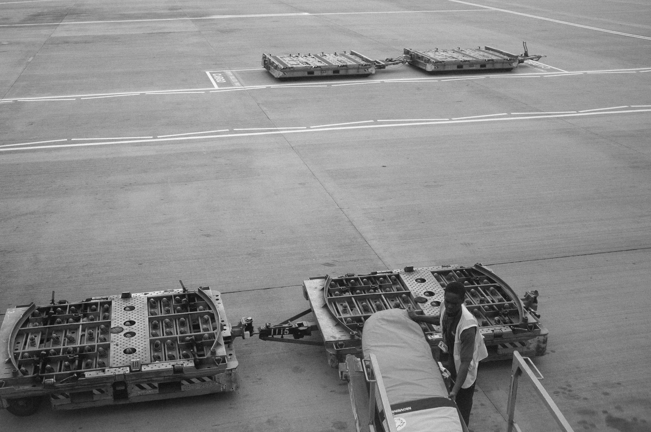 The calm tarmac belies the transit horror that is LHR