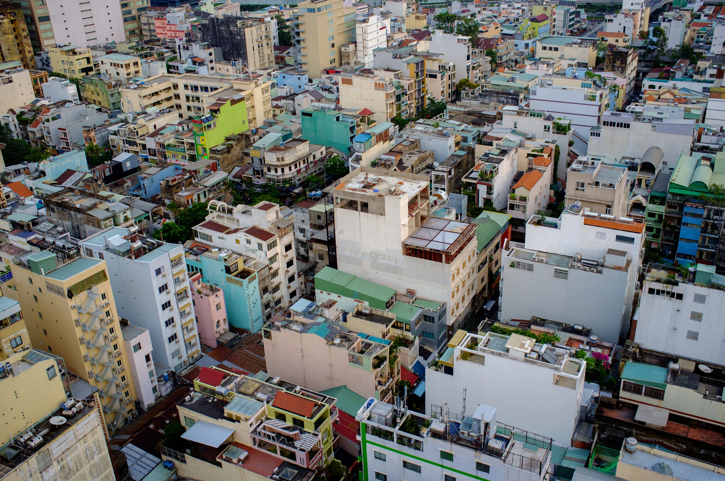 Saigon: so dense, you can barely see the streets