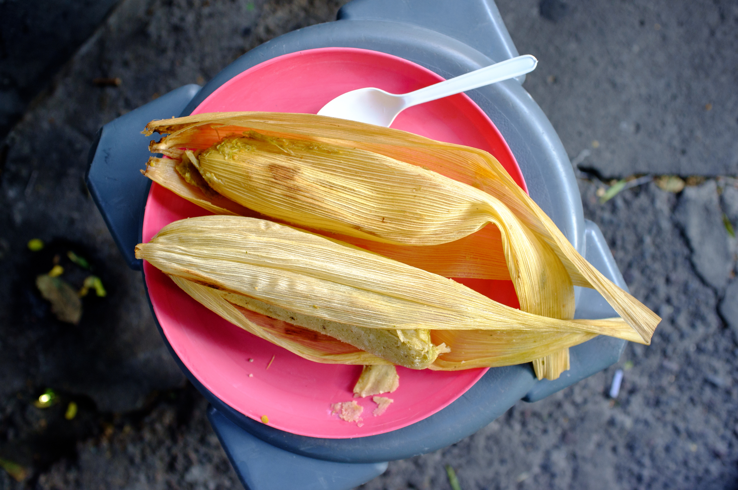 Tamales for breakfast