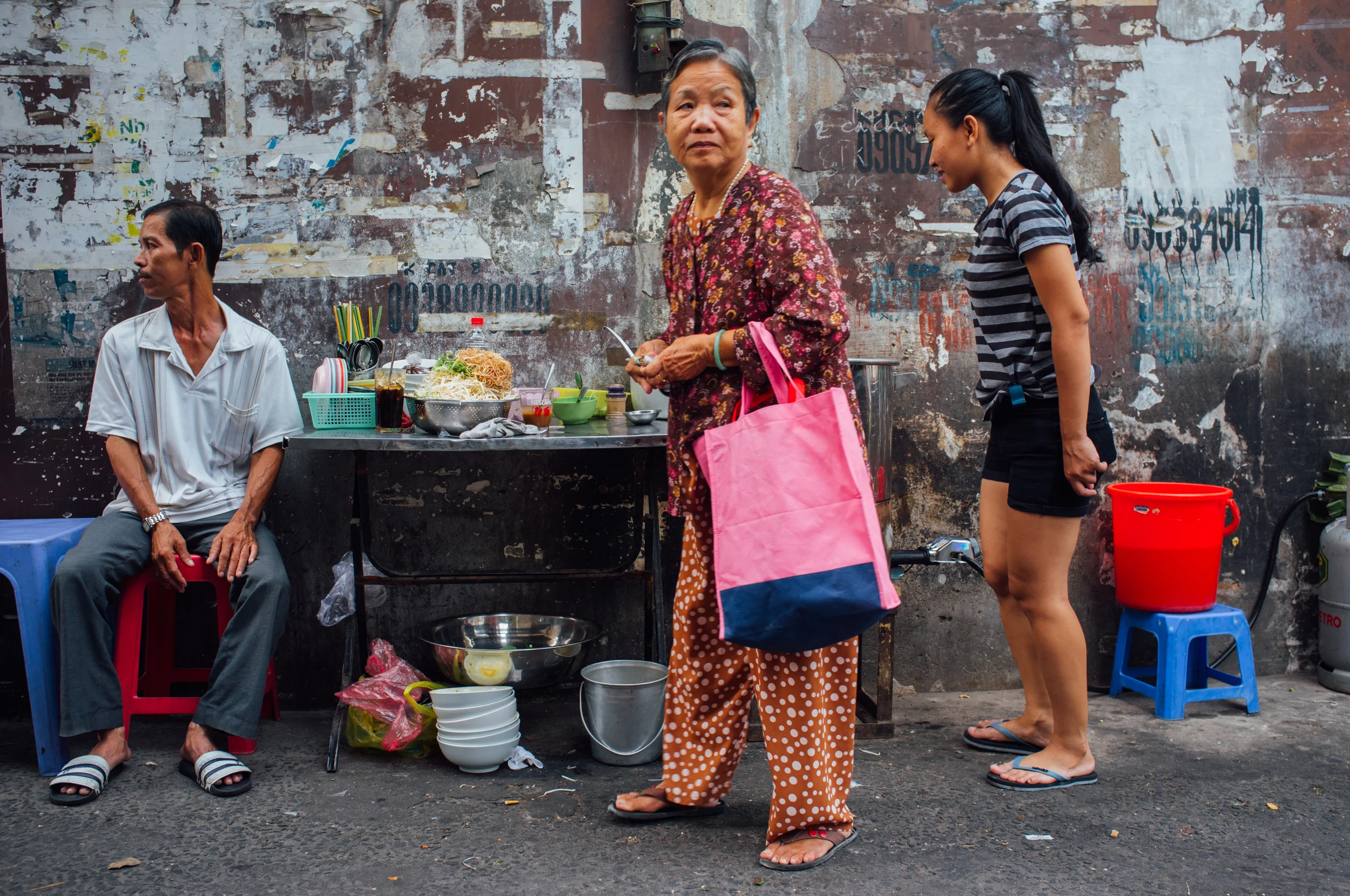 Street scene in Ho Chi Minh City