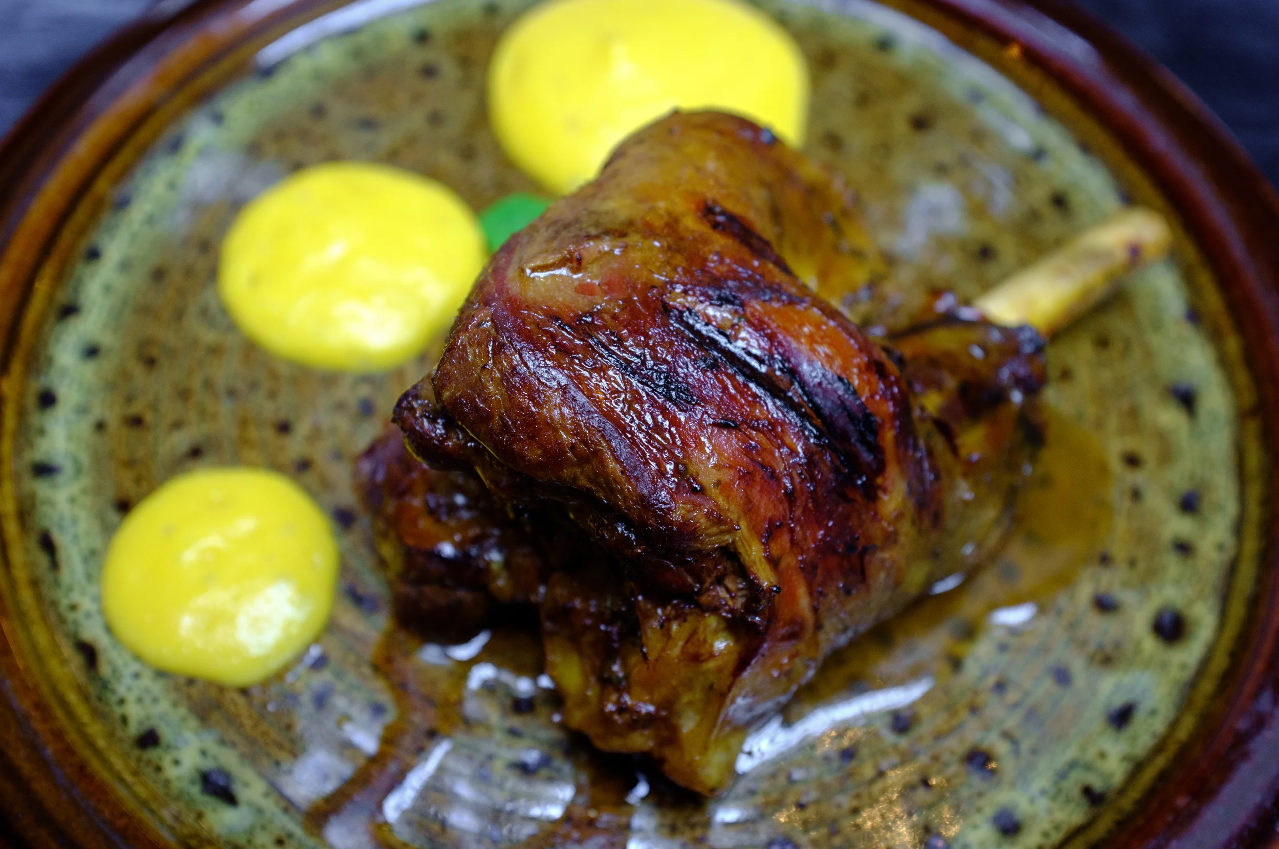 Look at that beautifully burnished lamb
