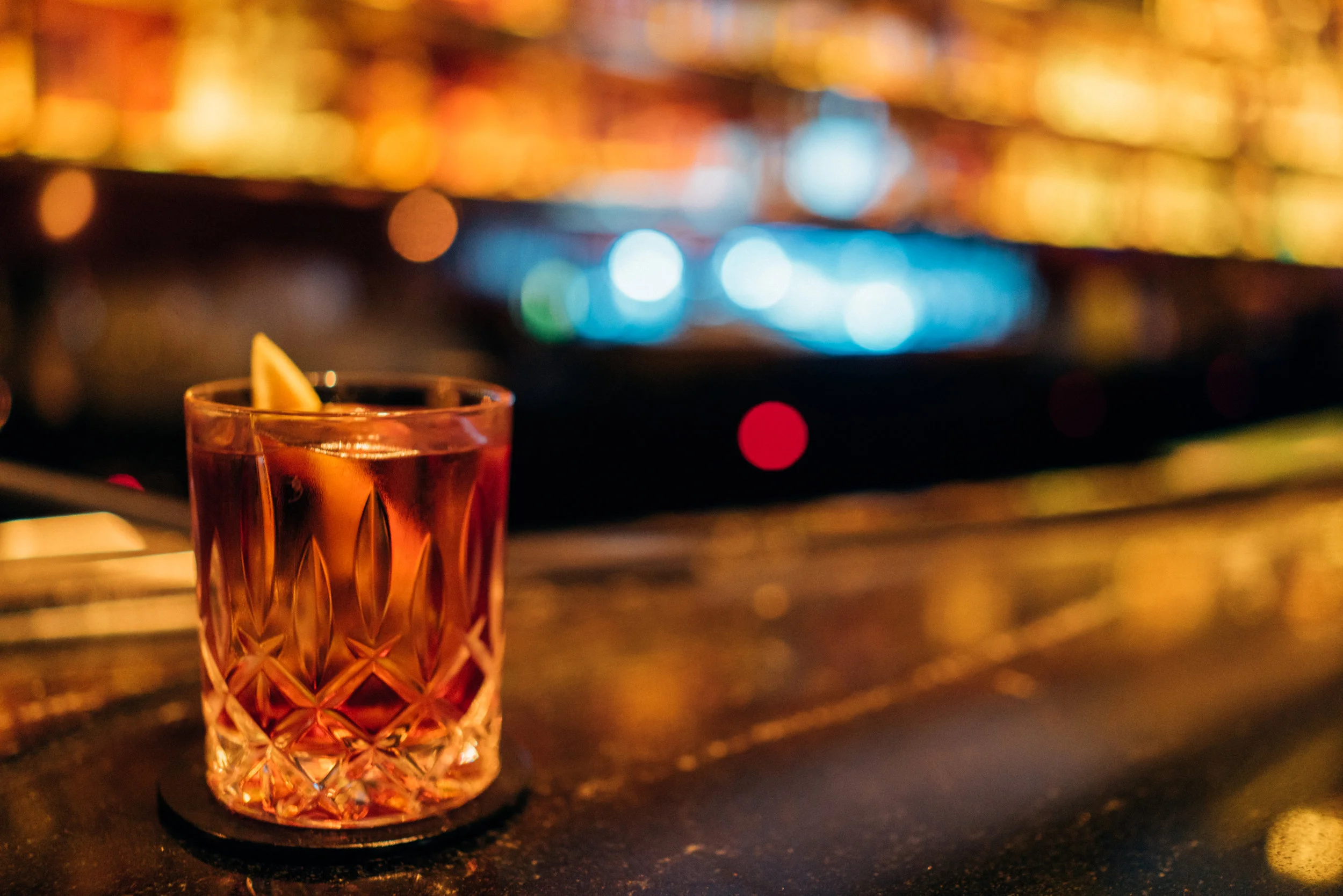 Solera-aged Negroni at Manhattan