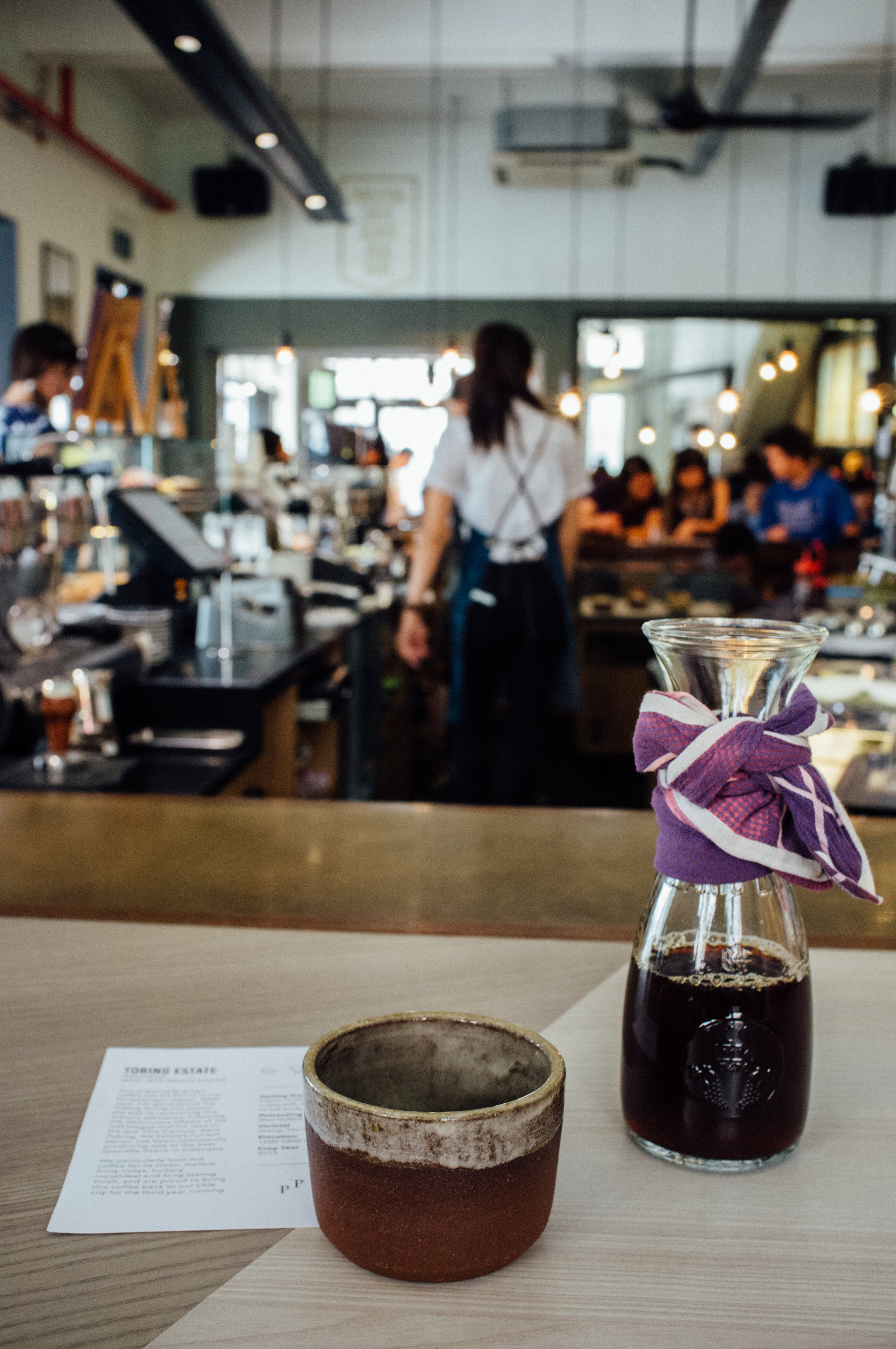 Tobing Estate Single Origin Pourover at Chye Seng Huat Hardware Coffee Bar
