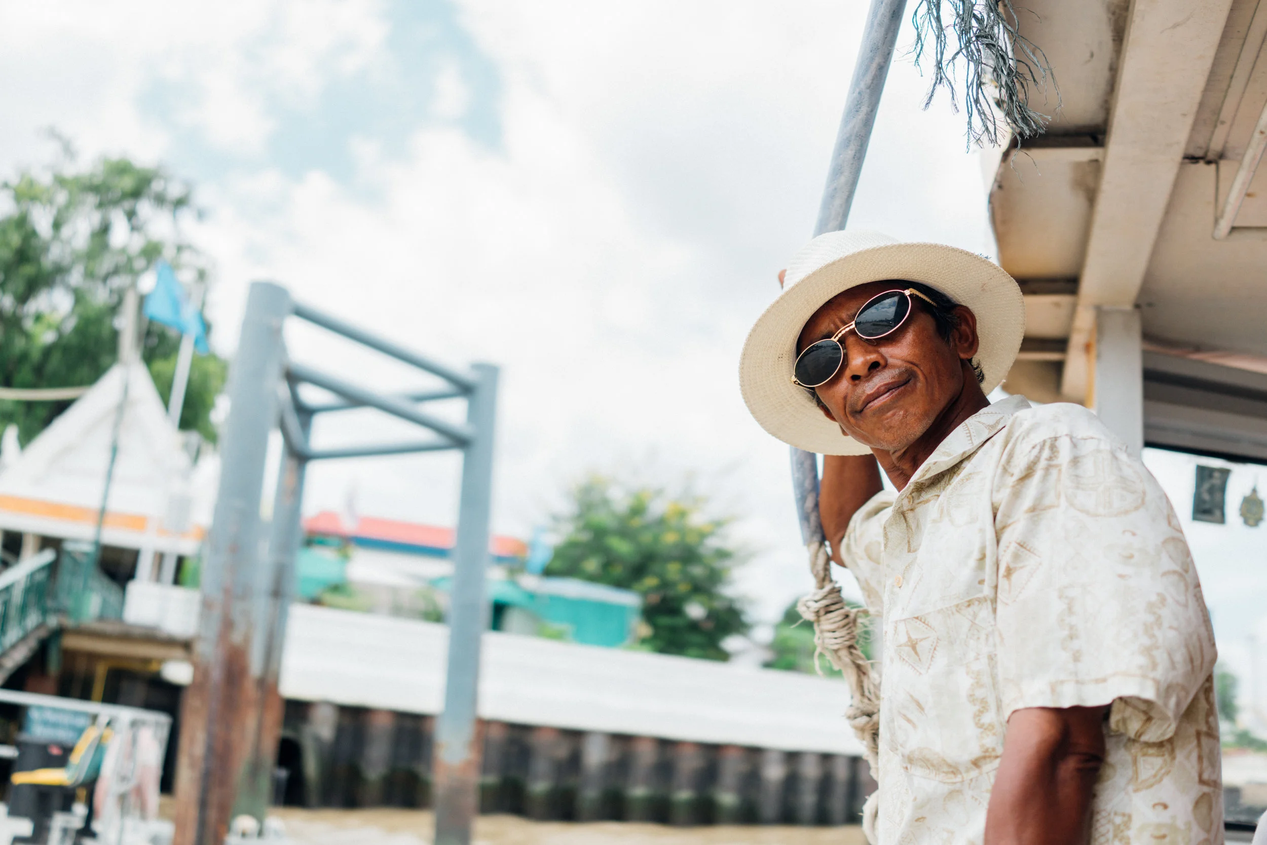 A boat ride in the Chao Phraya River