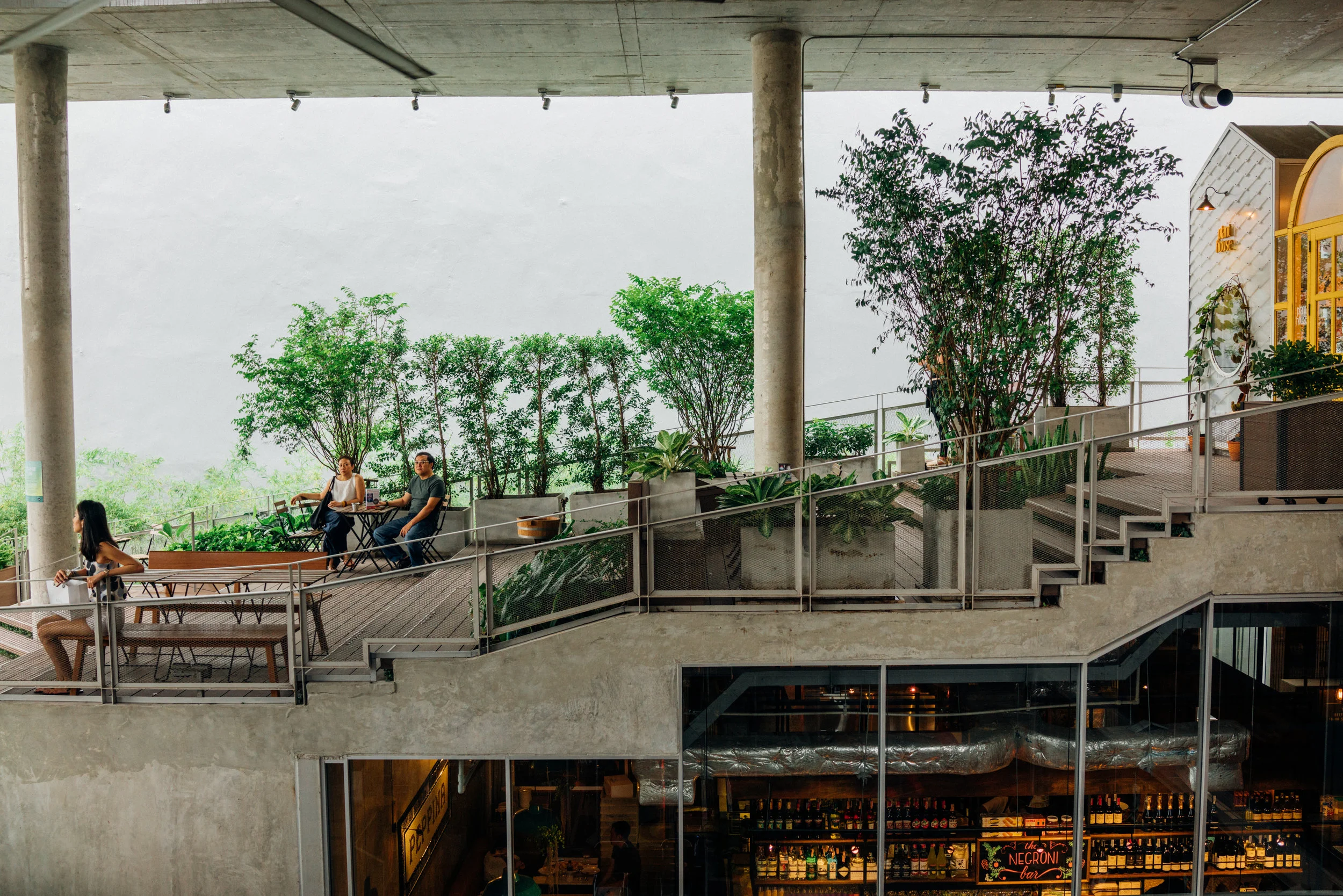 The Commons, a hip community mall with artisan cafes and eateries, in Thonglor