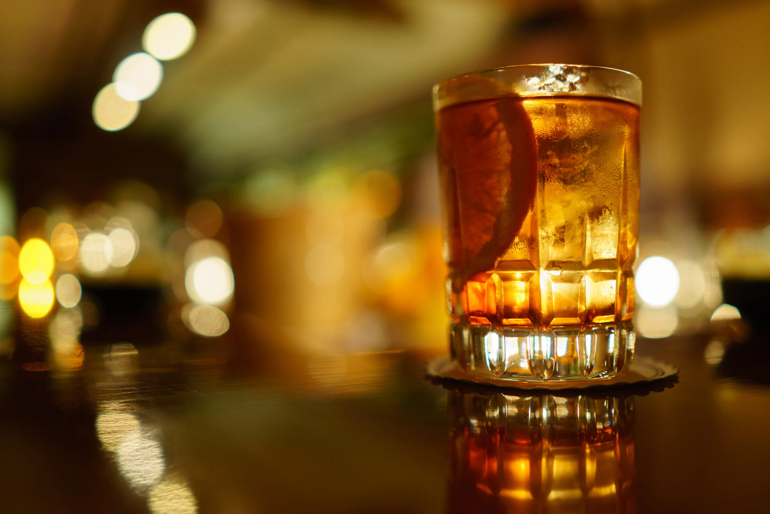 A well-balanced Negroni at Q&A Bar in Bangkok