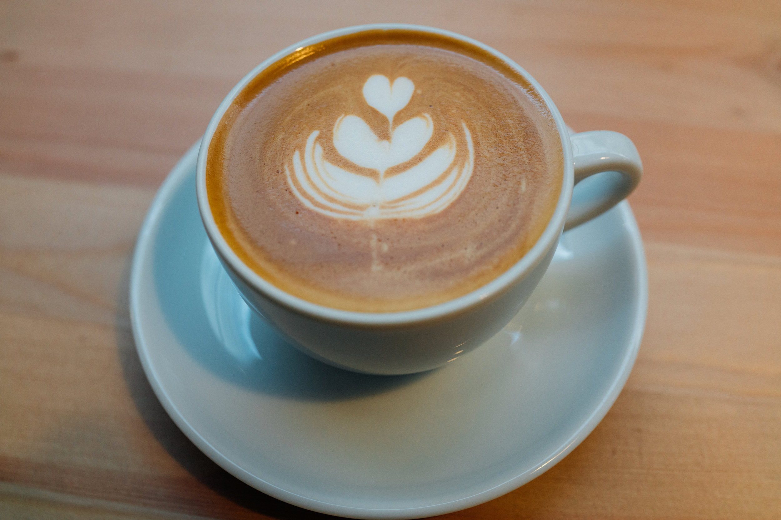A flat white at Aran Bicicletta in Bangkok