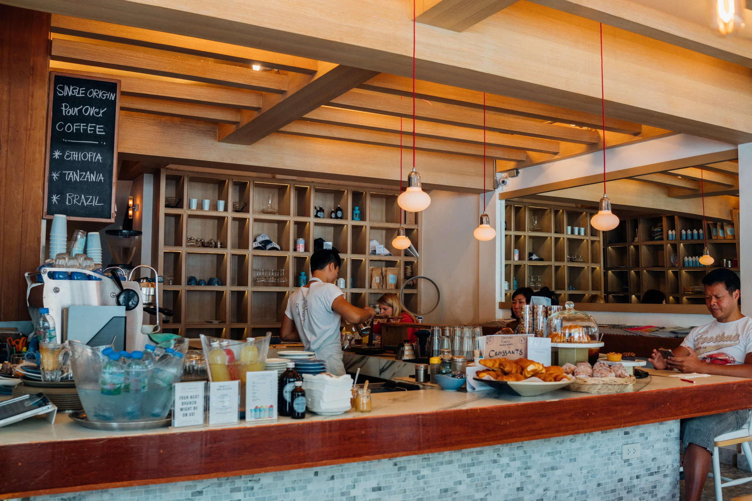 The bar at Rocket