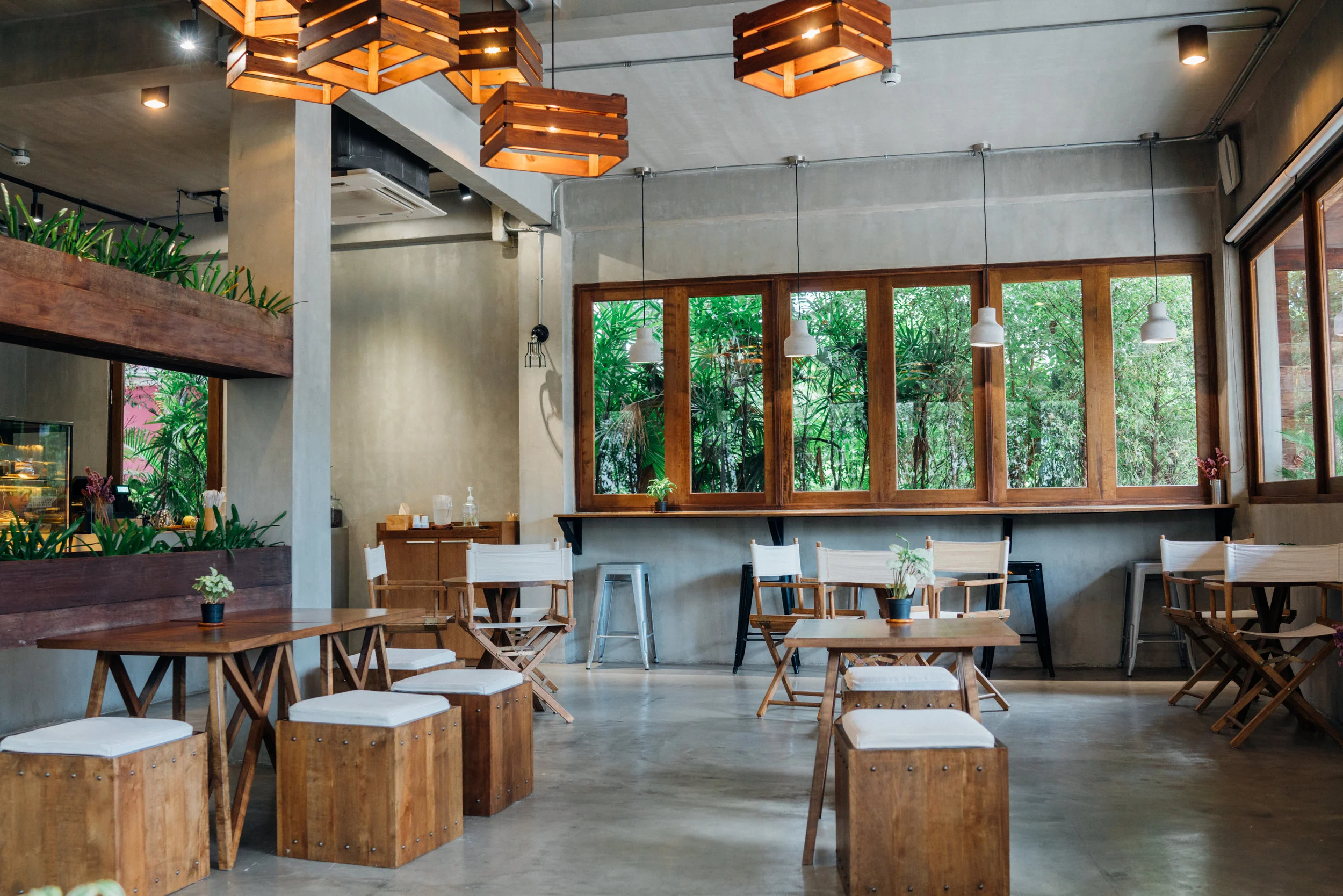 The beautiful and calming space at Slow Cafe