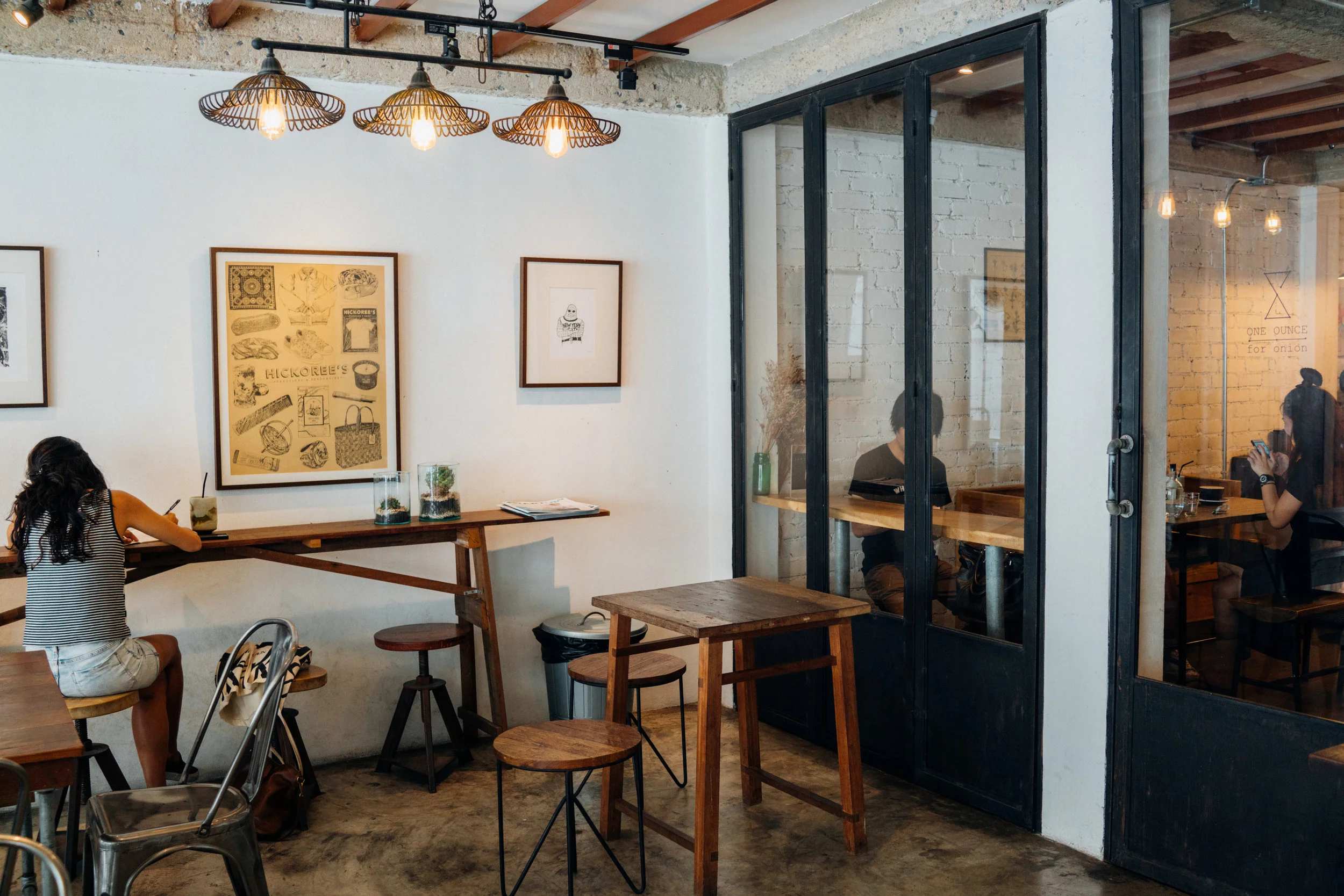 The exterior space at One Ounce for Onion in Bangkok