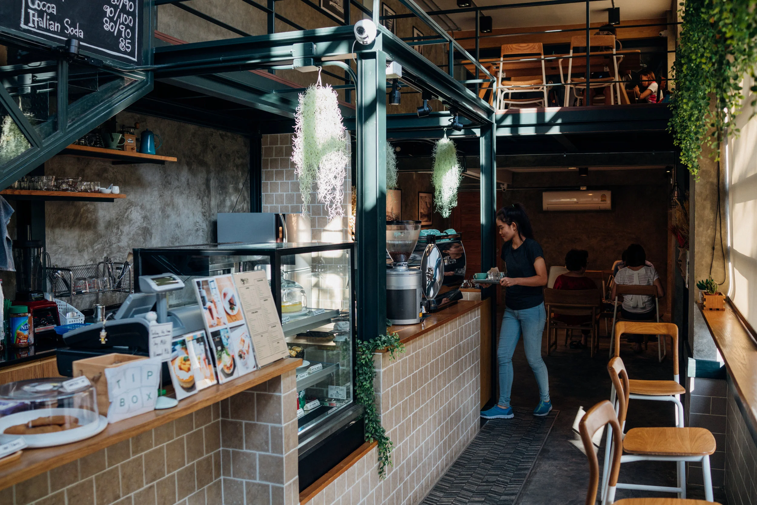 The bright and green space at Rolling Cup in Ari neighborhood&nbsp;