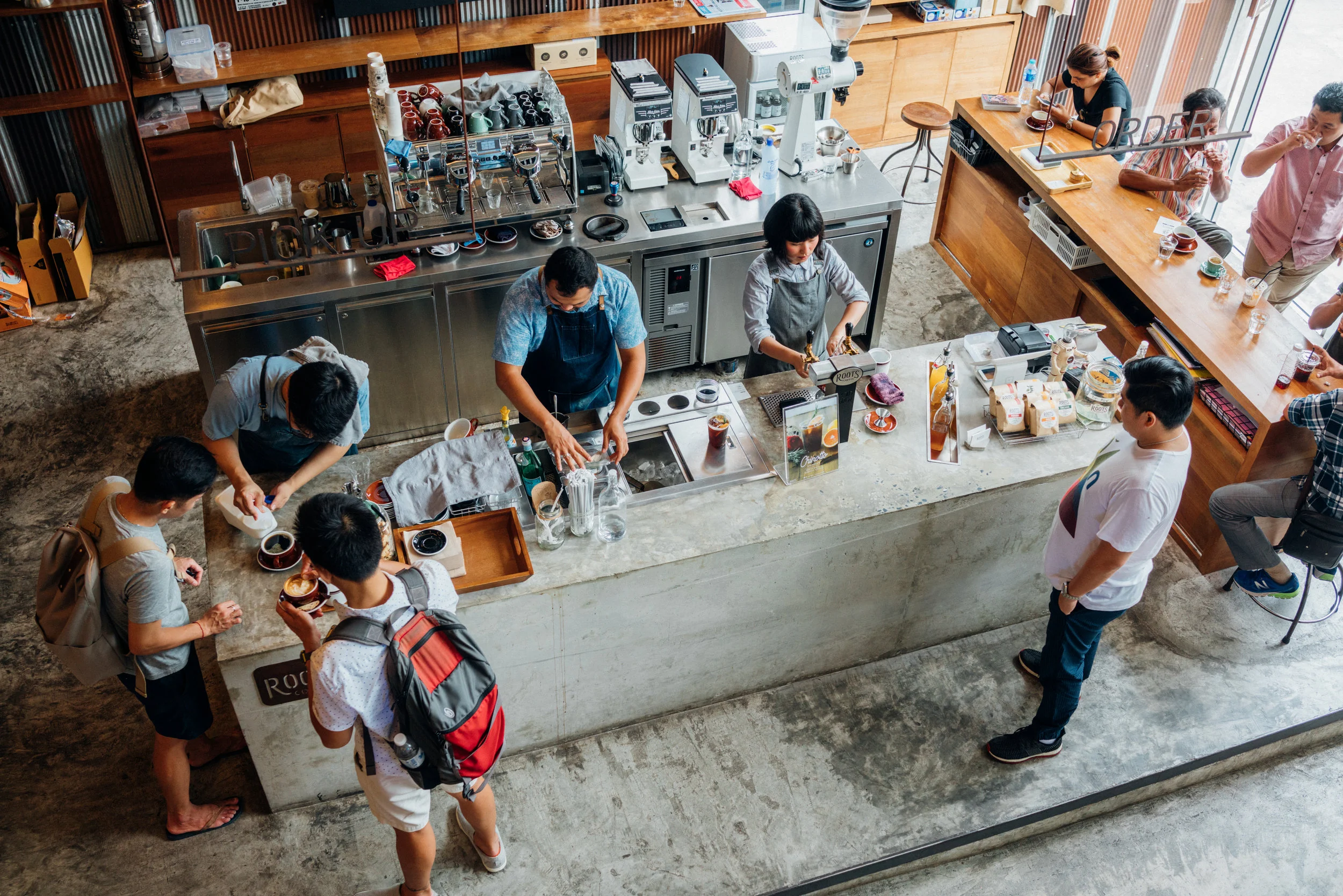 Roots Coffee inside theCOMMONS