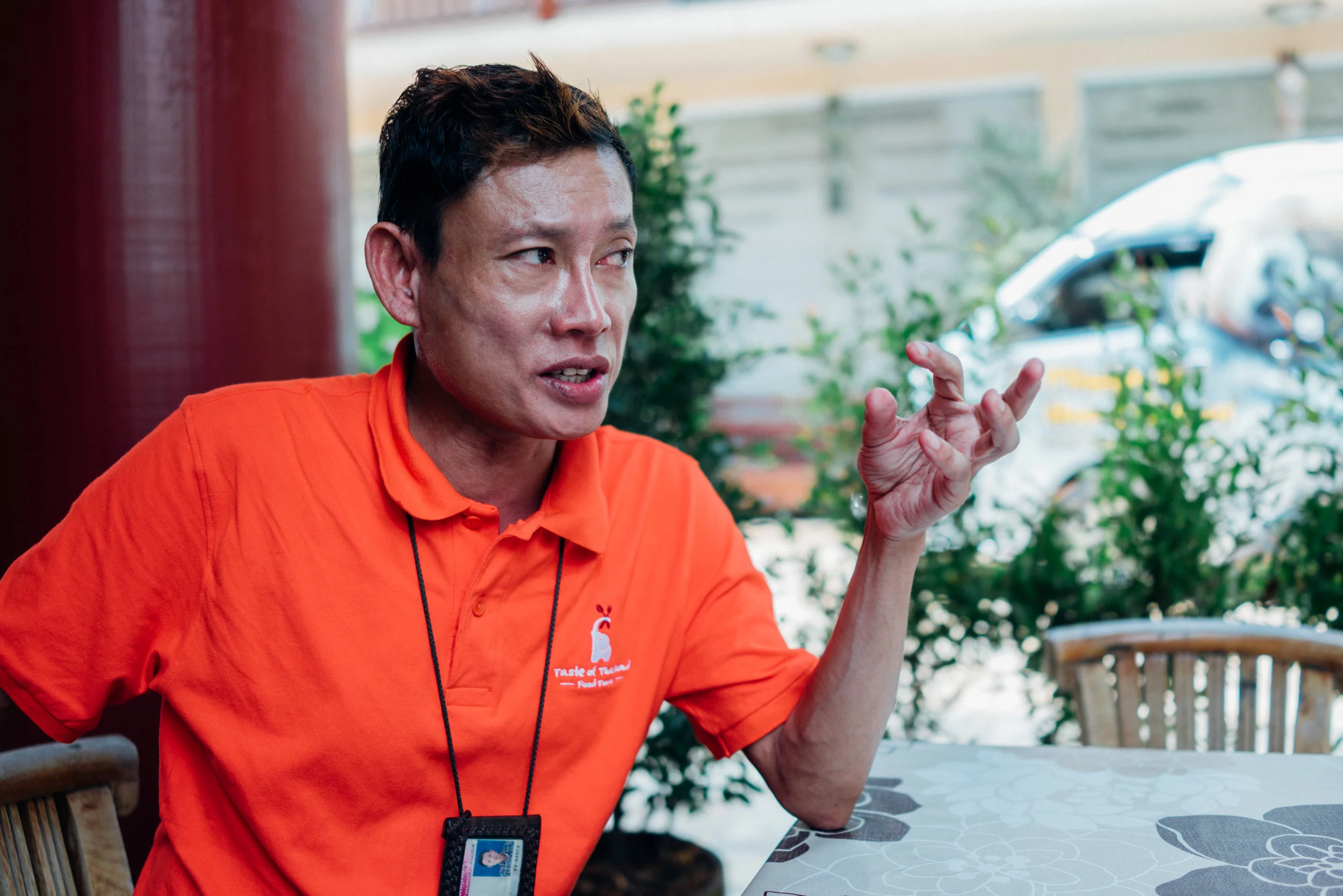 Nicky, our tour guide from Taste of Thailand