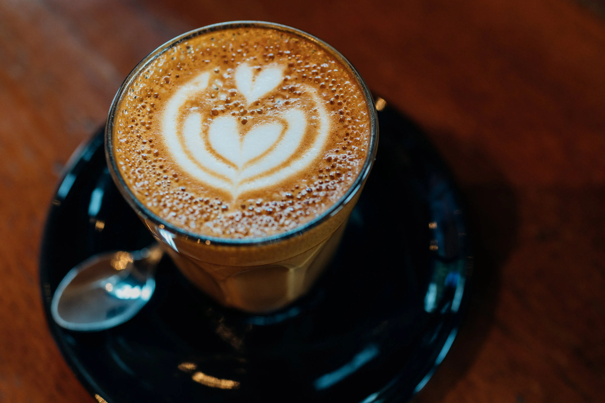 A Piccolo at Akha Ama Coffee La Fattoria