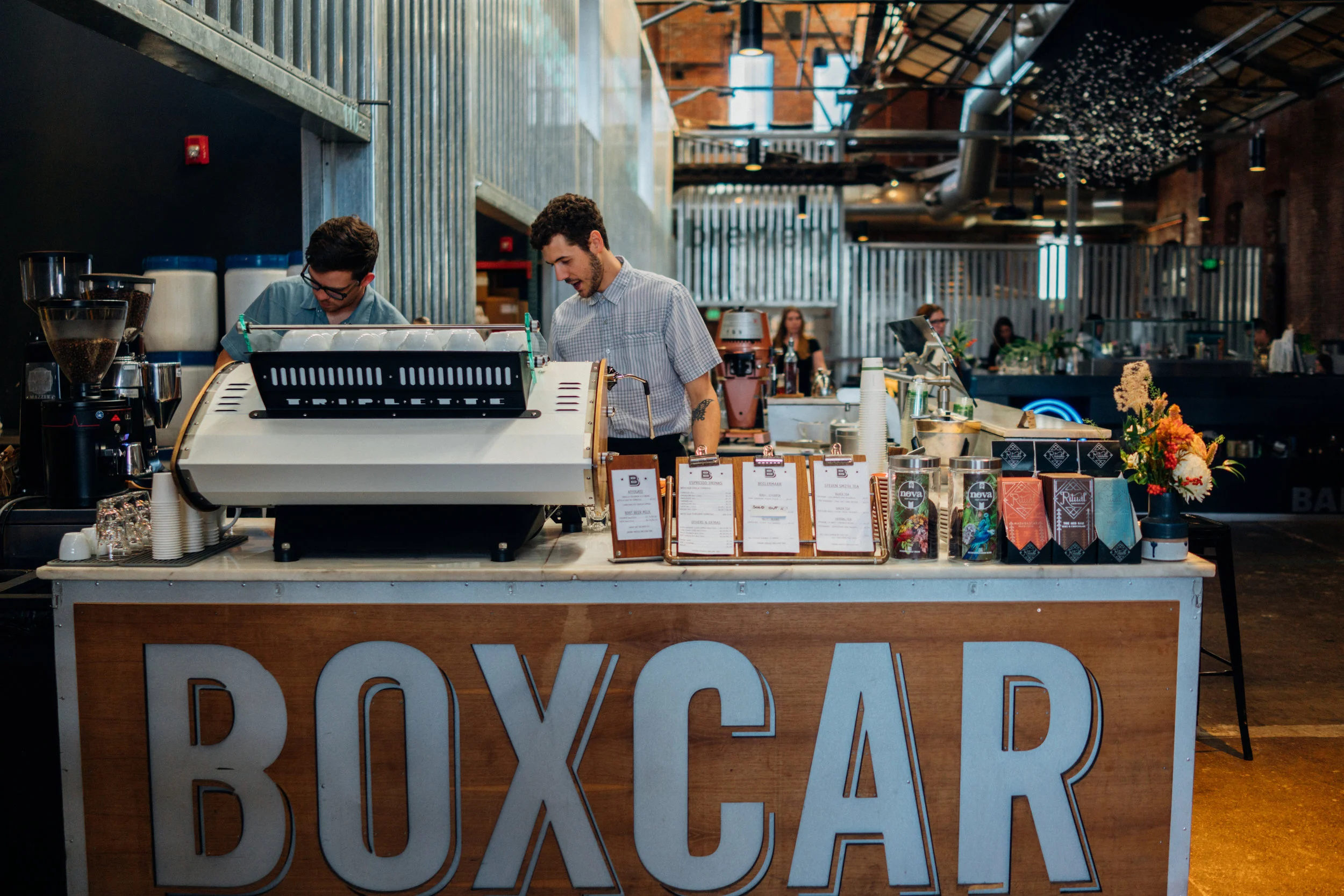Boxcar's stall in The Source