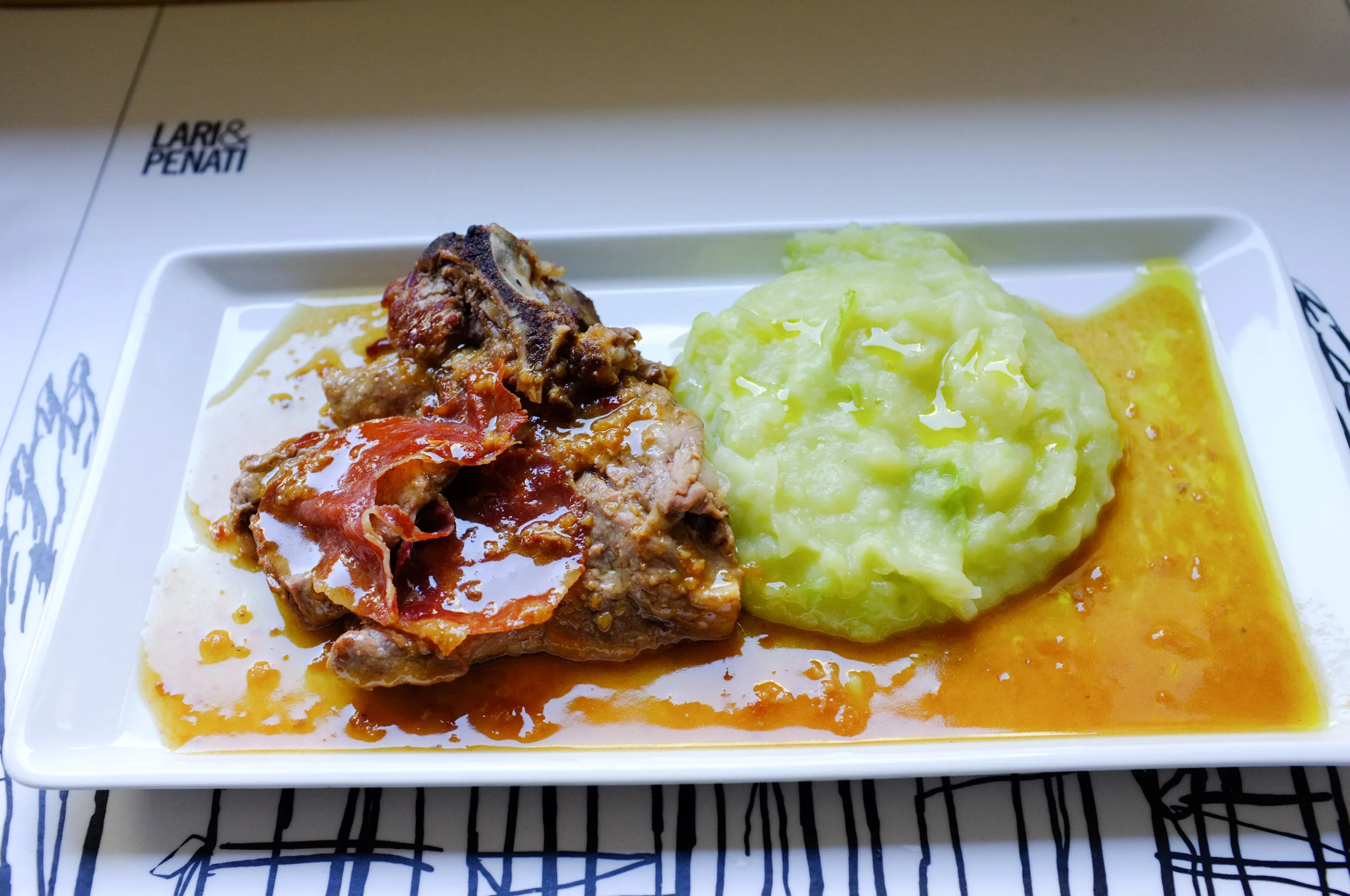 A meal at Lari & Penati, Zagreb