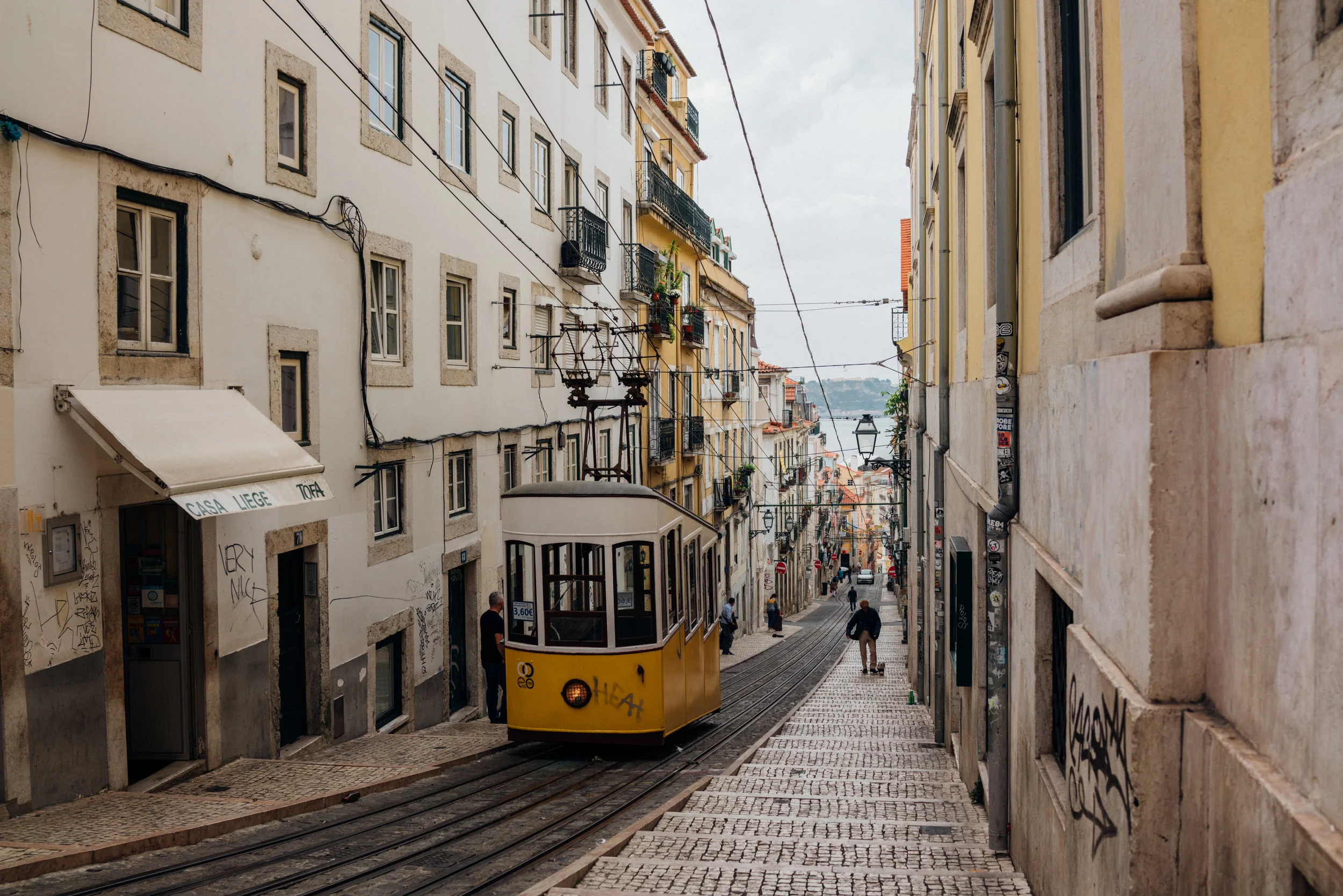 Trams are one way to conquer the hills