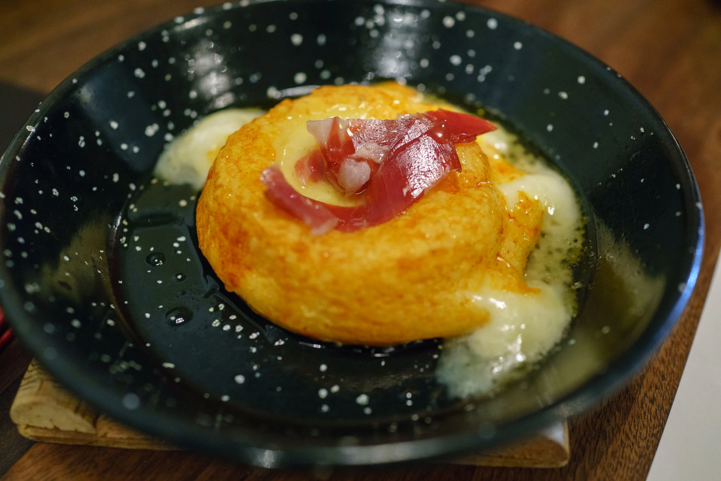 Oven-roasted Nisa cheese at Cantinho do Avillez