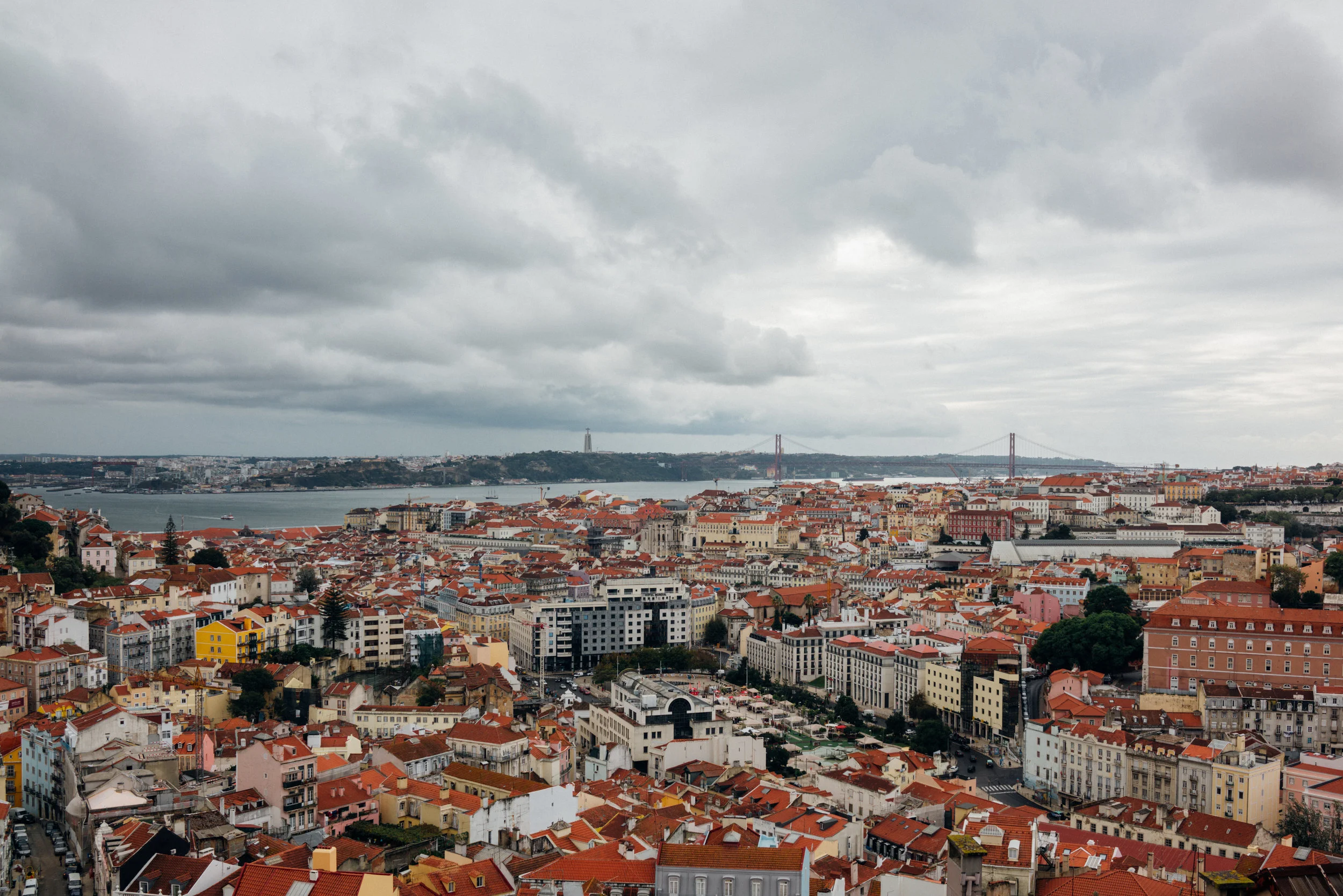 View of Lisbon from Miradouro da Senhora do Monte