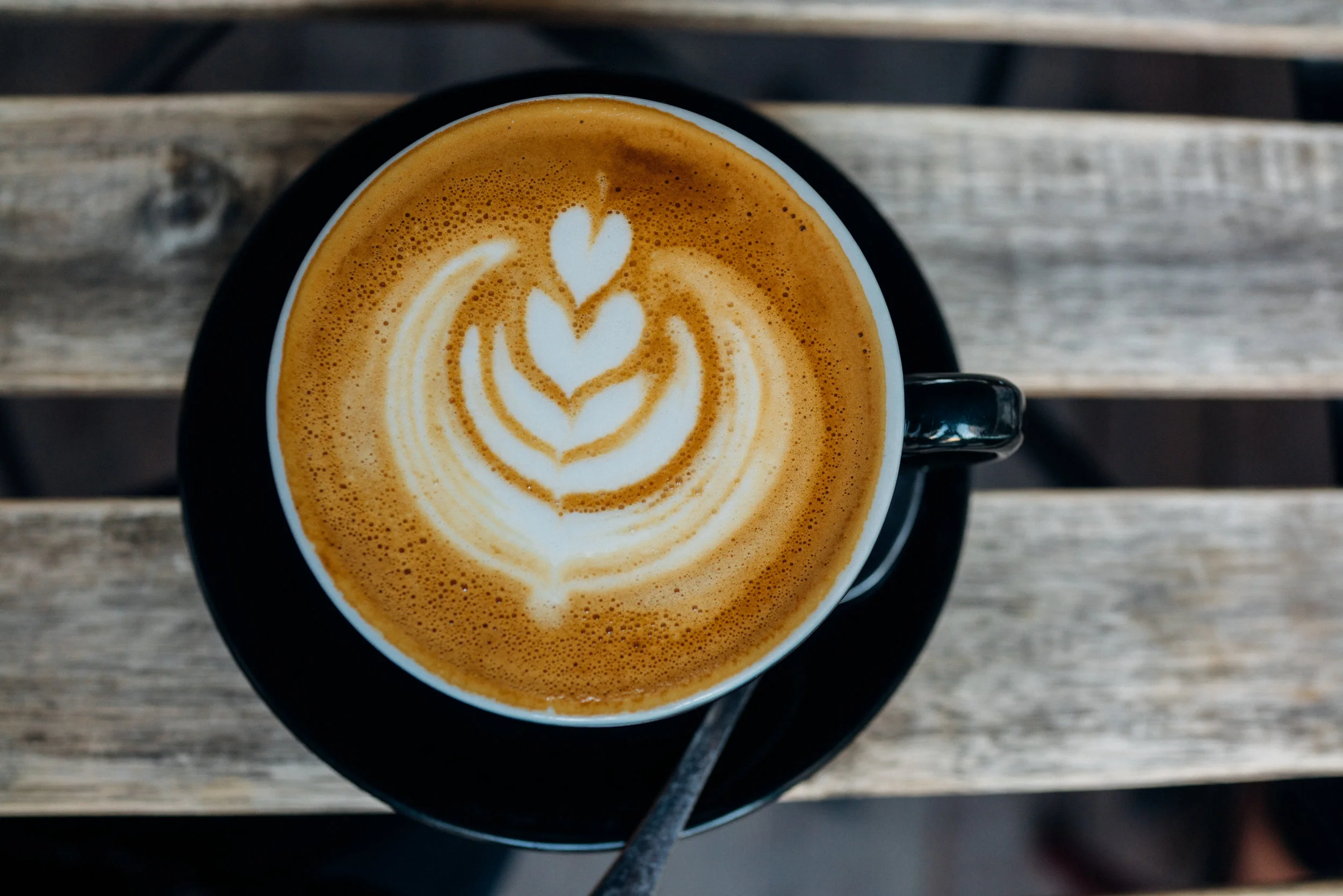 A Flat White at Fabrica Cofffee Roasters