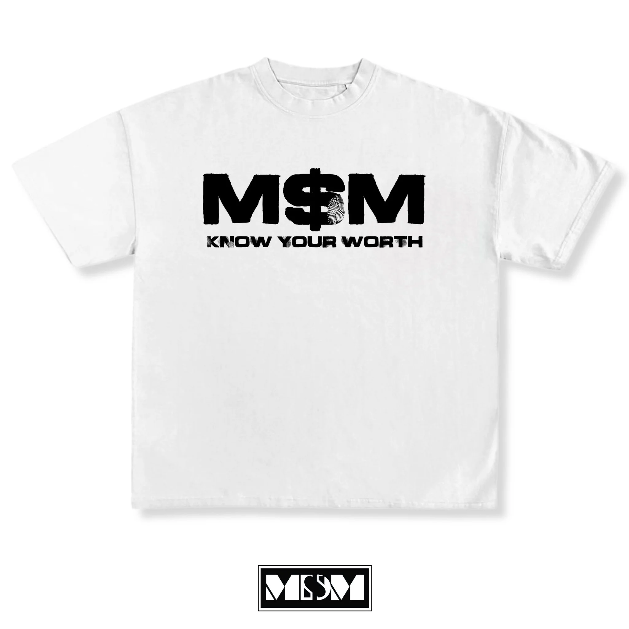 M$M "Thumbprint" tee (White)
