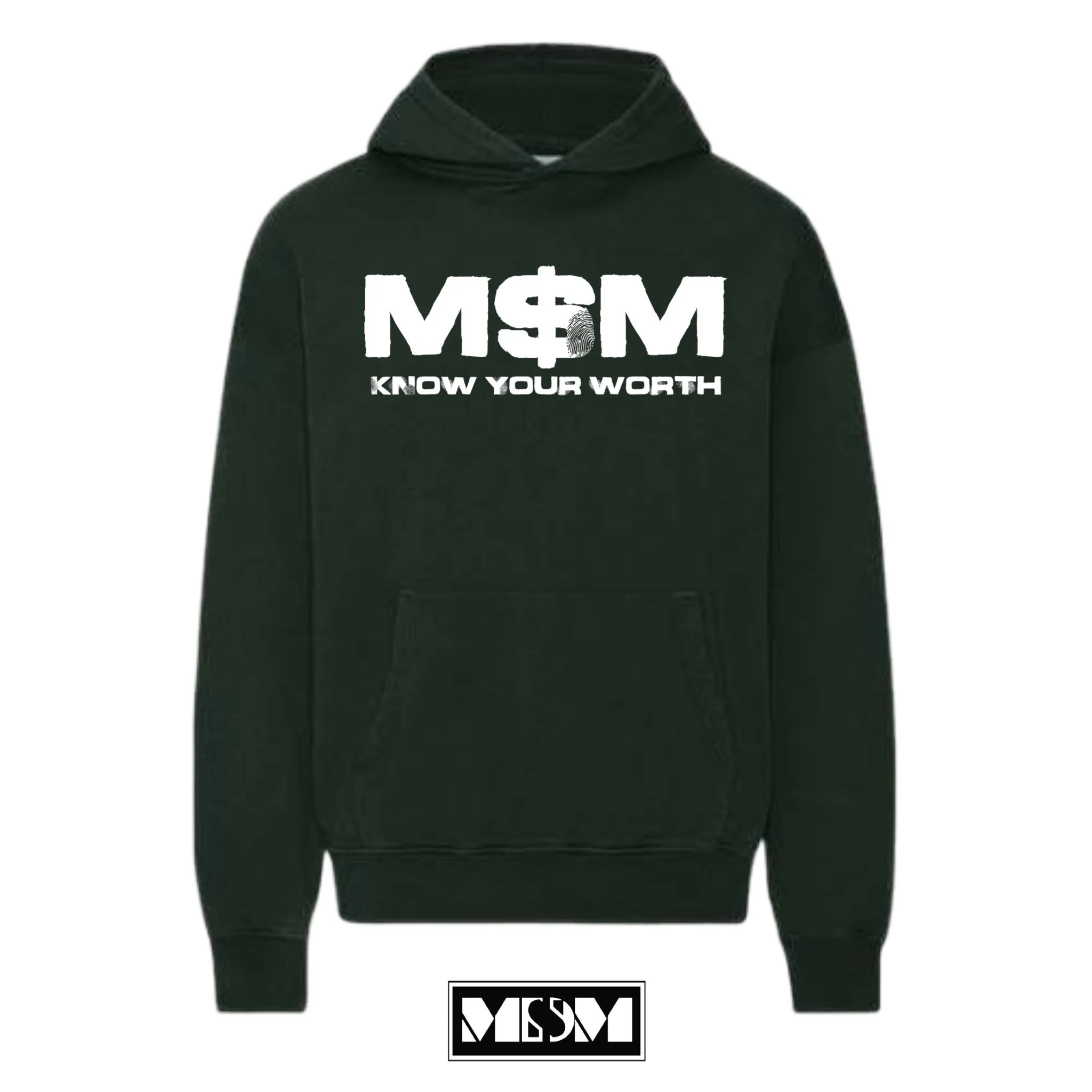 M$M "Thumbprint" Hoodie (Forrest Green)