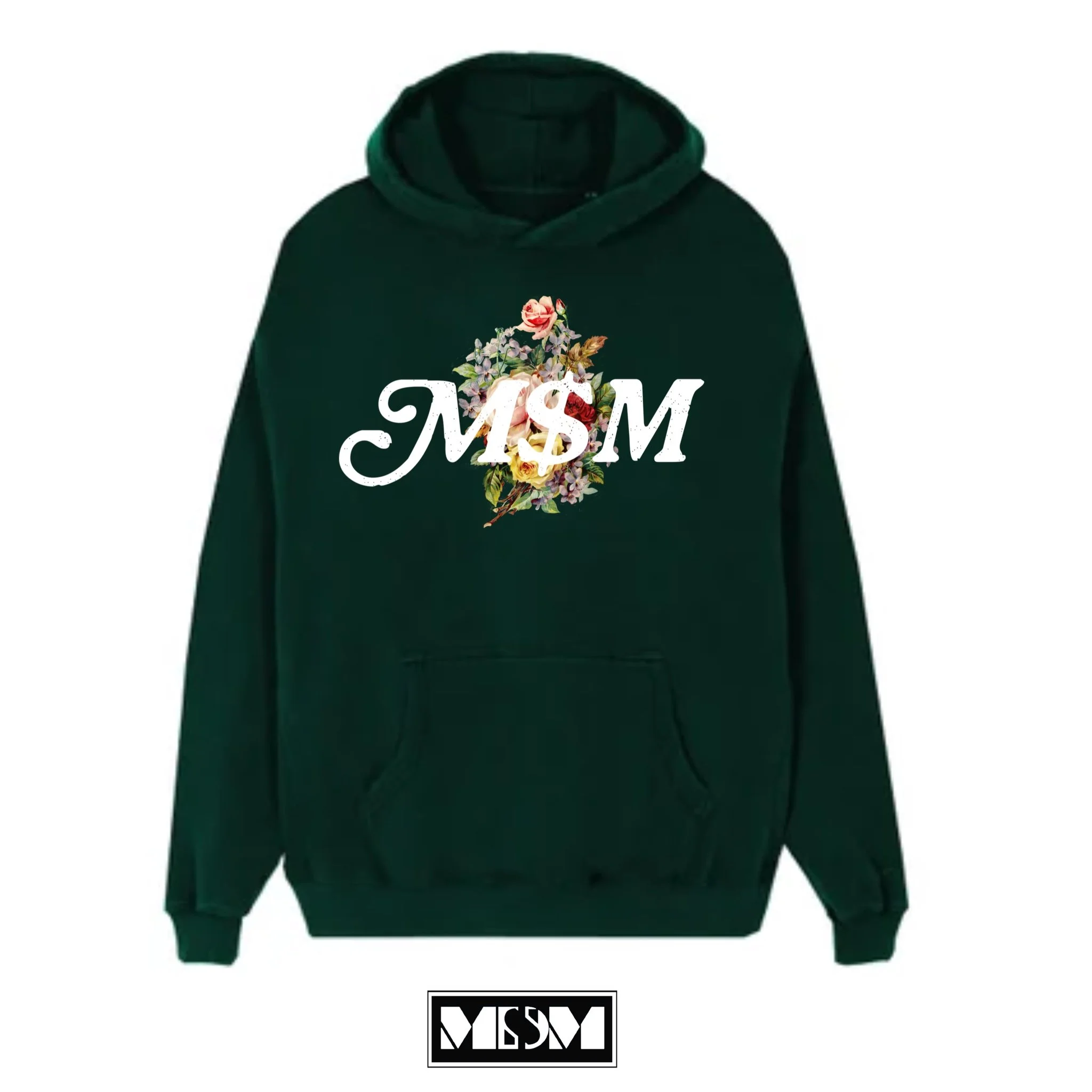 M$M "KYW Floral" Hoodie (F. Green)