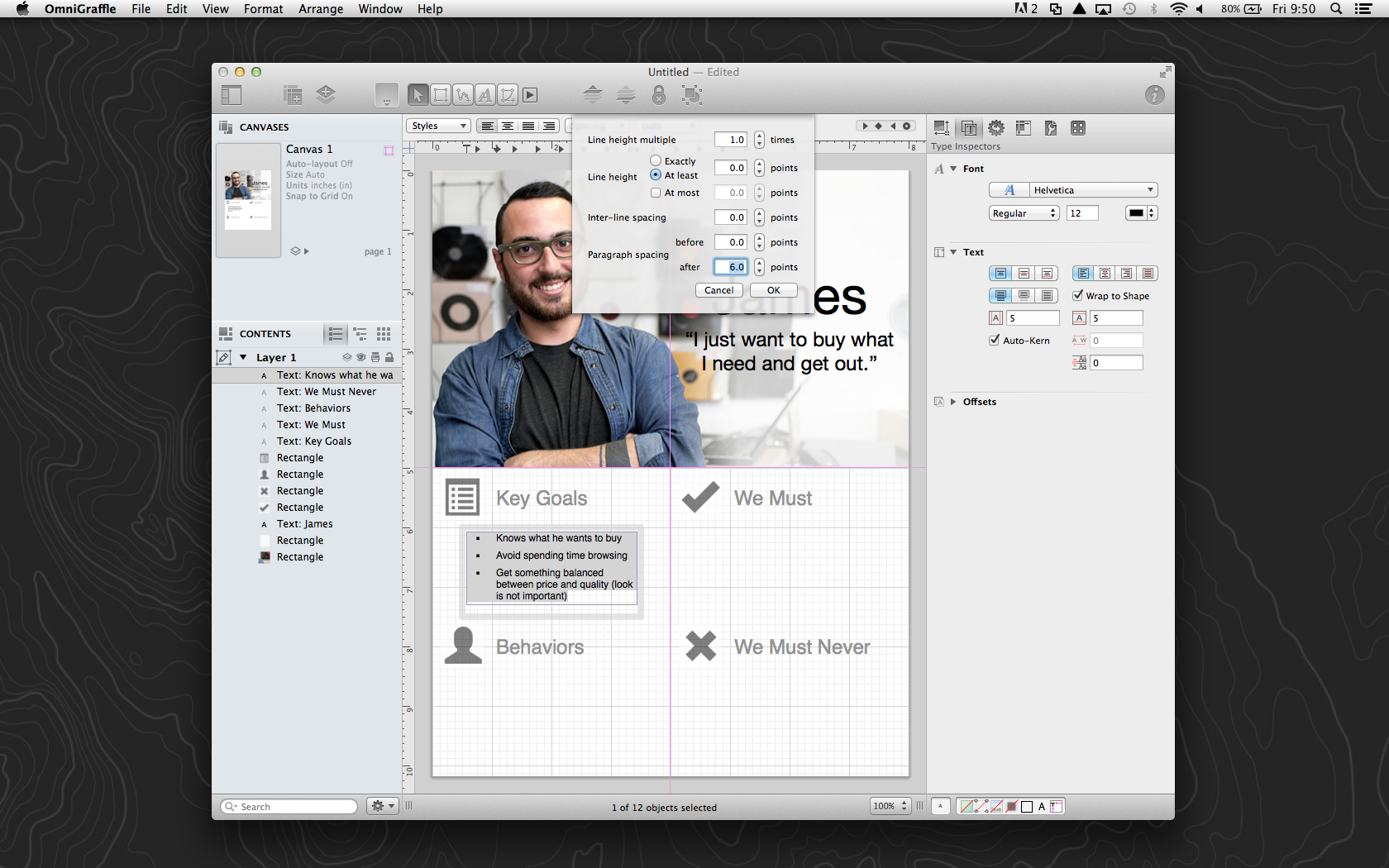 Use the Paragraph spacing after settings to keep the text aligned to the top of the text box.