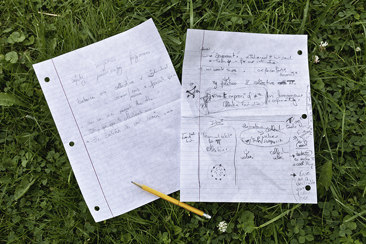Notes from the discussion.