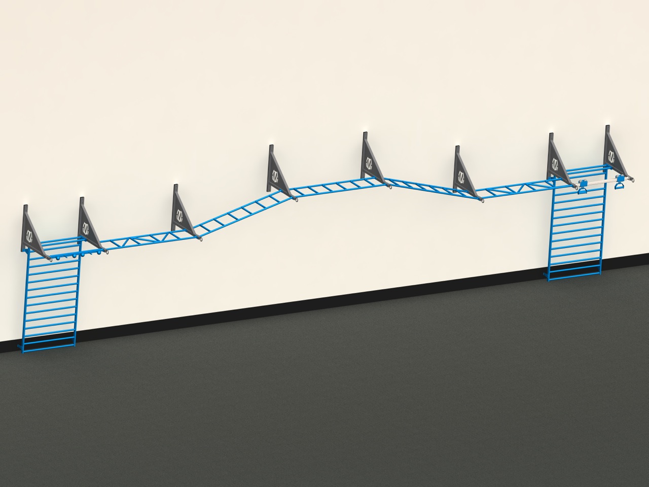 Incline and Decline Monkey Bar Options